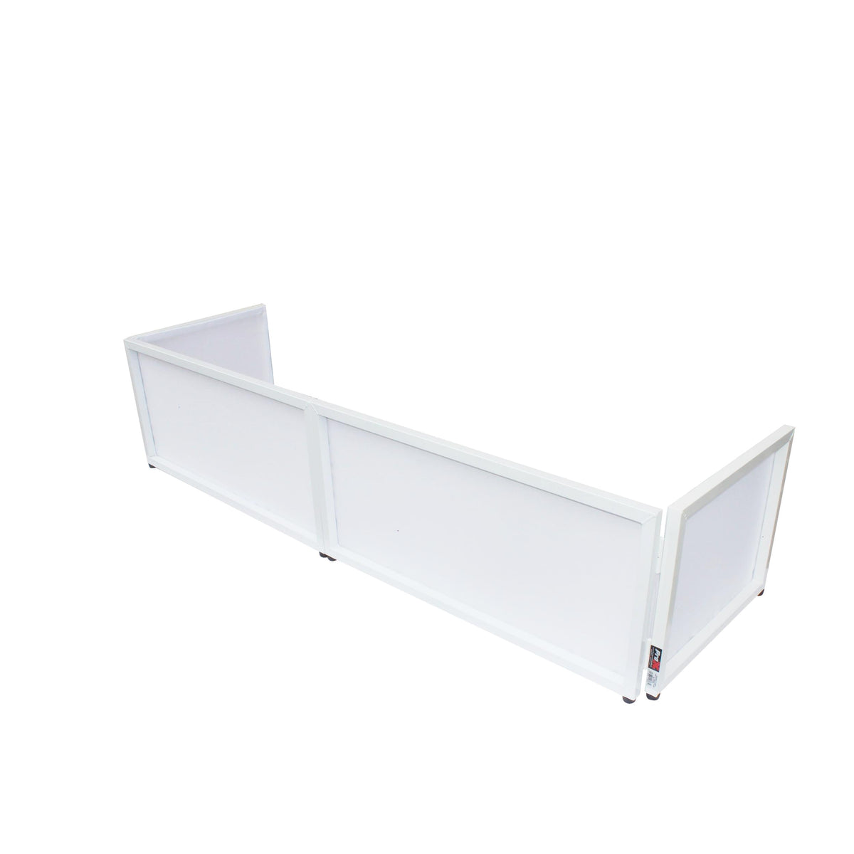 ProX Replacement Scrim Set White – For 6 FT Table Top Facade Incl. 2 Front Panels and 2 Side Panels.