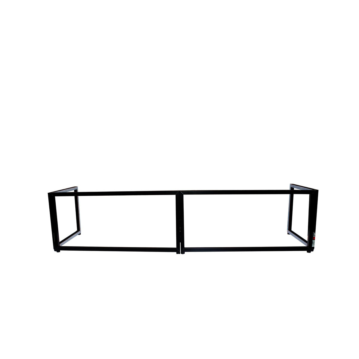 ProX Black Frame 6 Ft foldable 4 Panel Tabletop DJ Facade Front Board booth with Black and White Scrims and poratble bag.