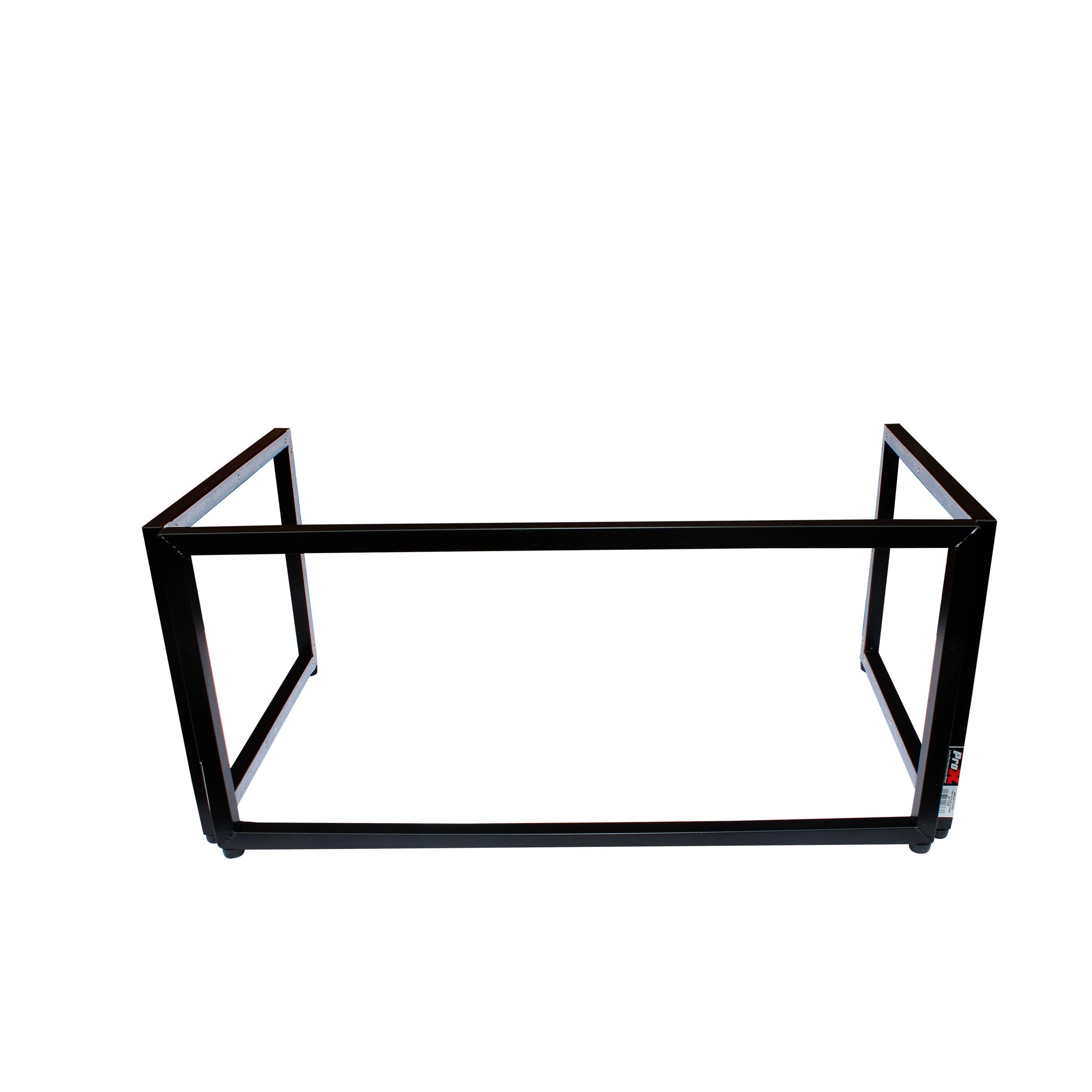ProX Black Frame 6 Ft foldable 4 Panel Tabletop DJ Facade Front Board booth with Black and White Scrims and poratble bag