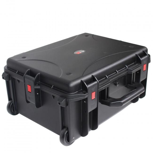 ProX UltronX Watertight Case for 12 ApeLabs MAXI Lights W-Extendable Handle and Wheels.