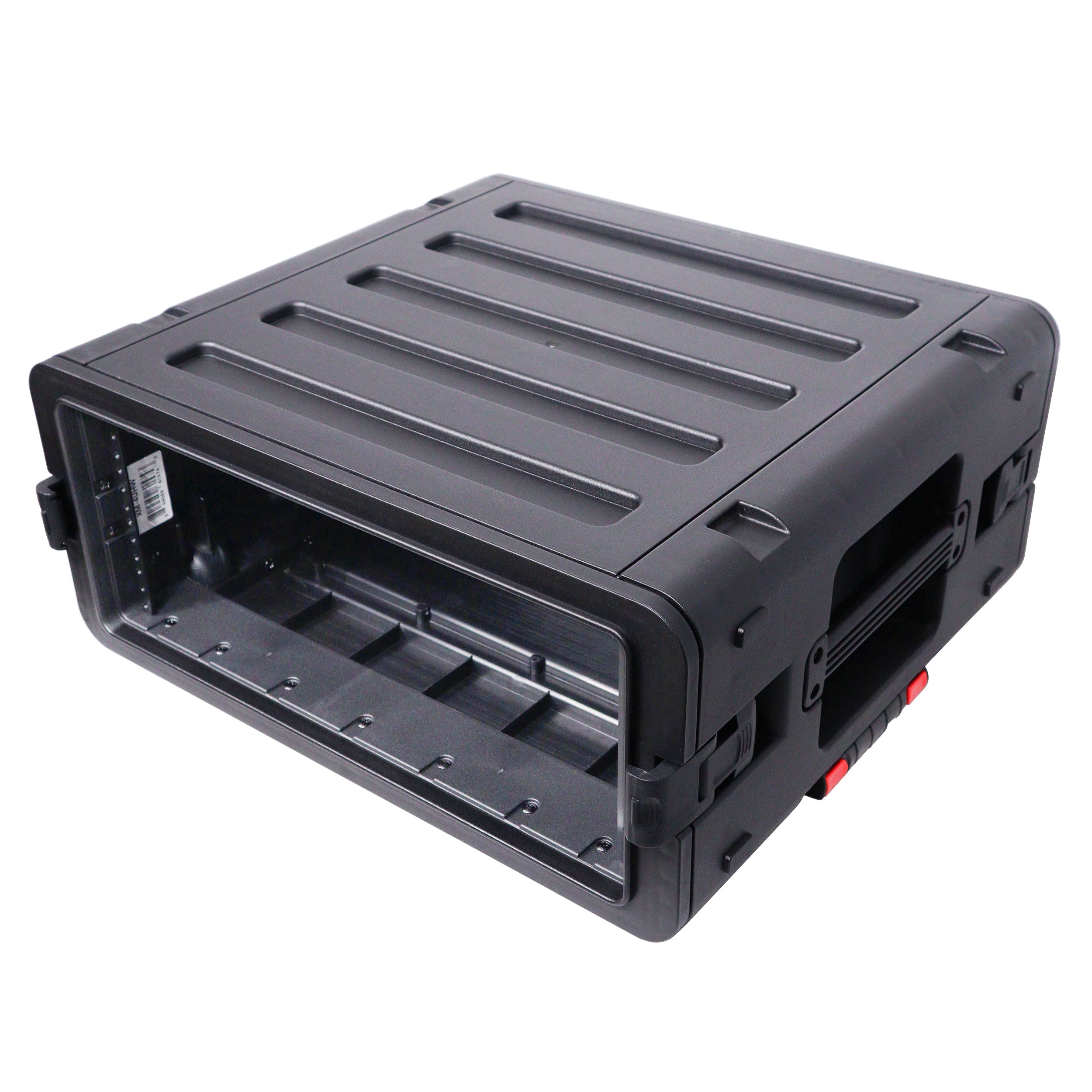 ProX UltronX 4U Rack Air Tight Water Sealed ABS Case with Retractable Pull Out Handle and Wheels