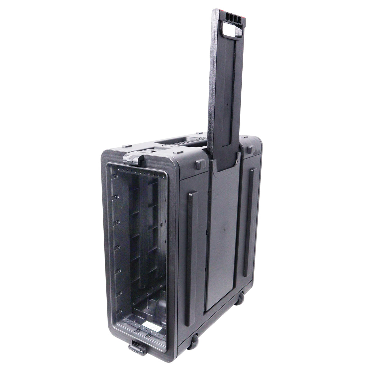 ProX UltronX 4U Rack Air Tight Water Sealed ABS Case with Retractable Pull Out Handle and Wheels
