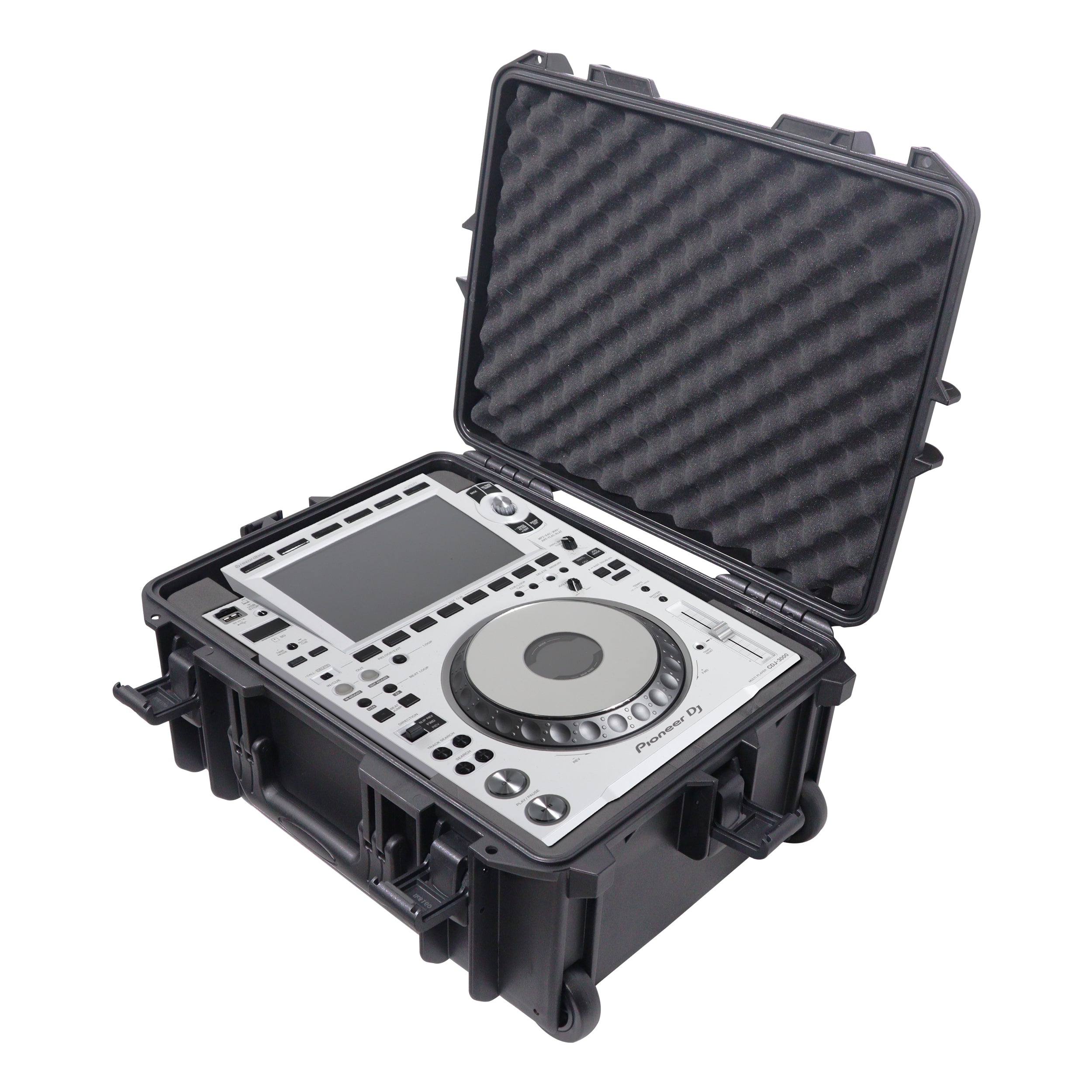 ProX UltronX Watertight Case Holds Pioneer CDJ-3000 Yamaha DM3 / 12" Mixers with Handle and Wheels