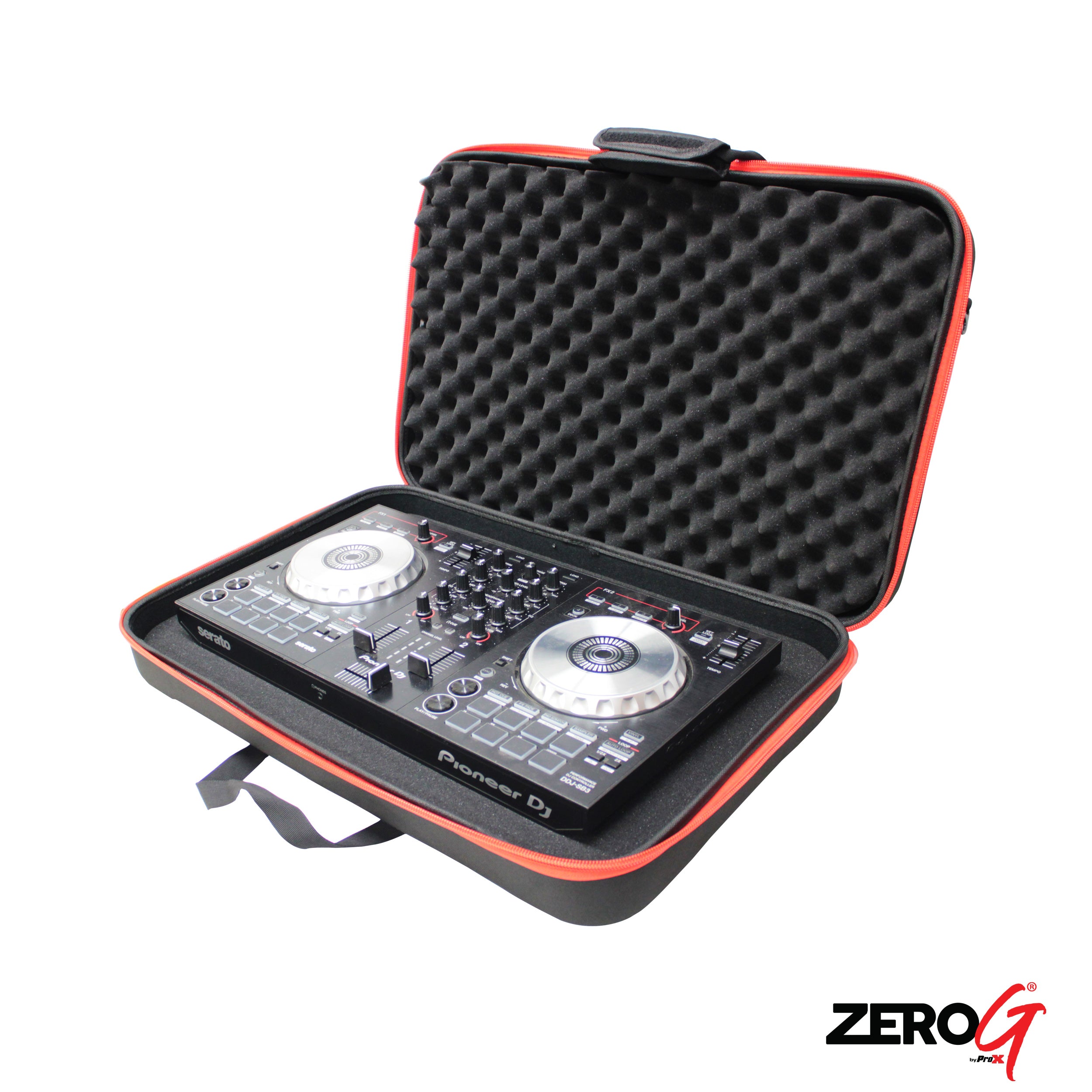 ProX ZeroG Ultra Lightweight Hard Shell DJ Controller Shoulder Strap Bag for DDJ-REV1 DDJ-FLX4 DDJ-400 OMNIS-DUO Small Size