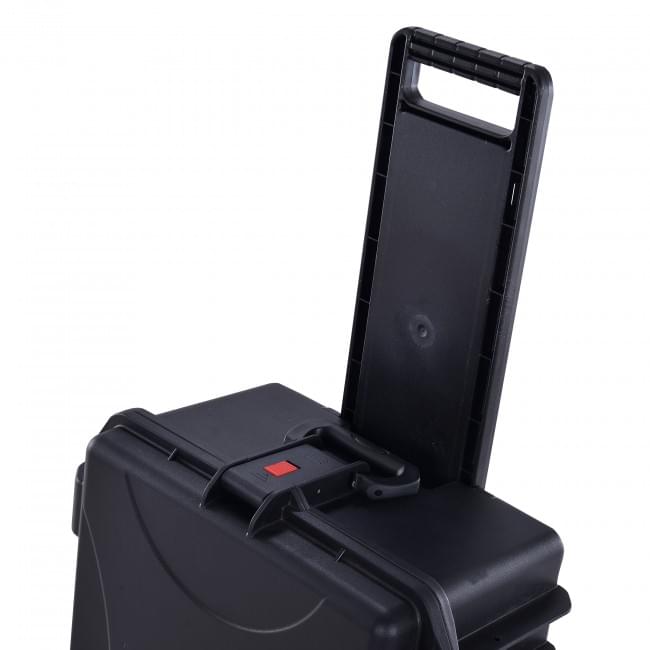 ProX UltronX Watertight Case for 12 ApeLabs MAXI Lights W-Extendable Handle and Wheels.