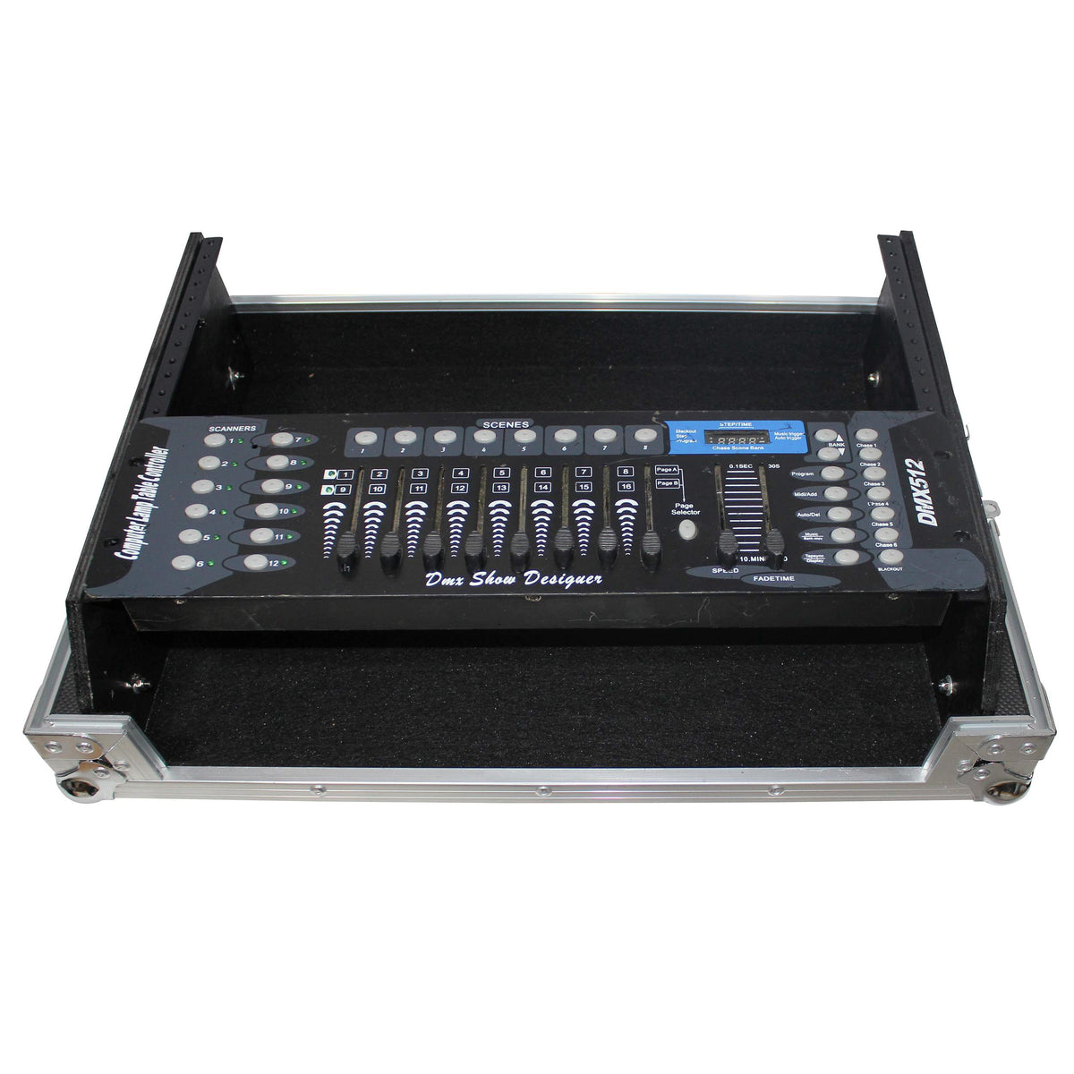 ProX Rack Mount 19" Mixer Case 7U Top Slant Removable Front Panel fits Gemini CDM-4000.