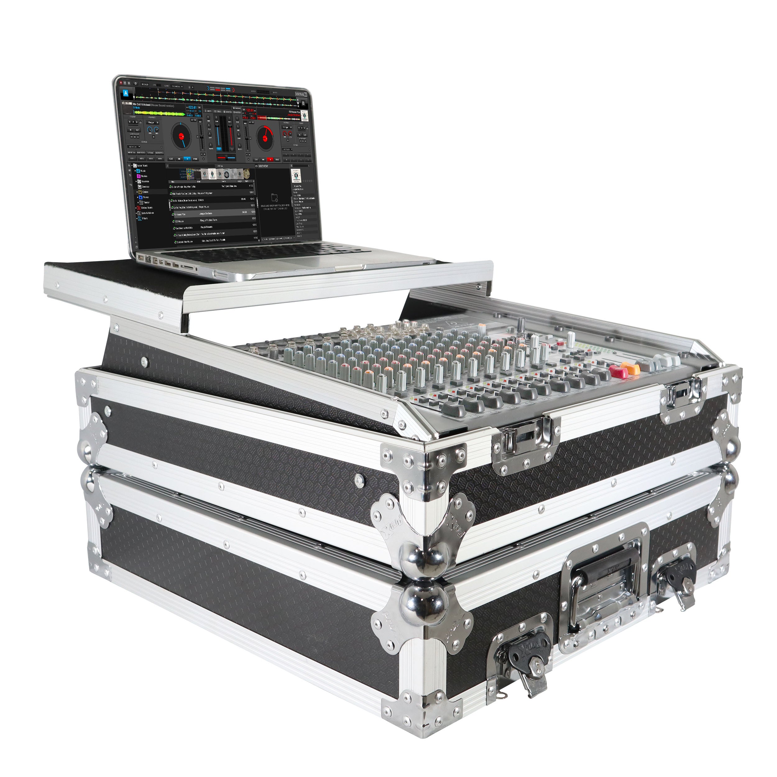 ProX 10U Top Mount 19" Slanted Mixer Case