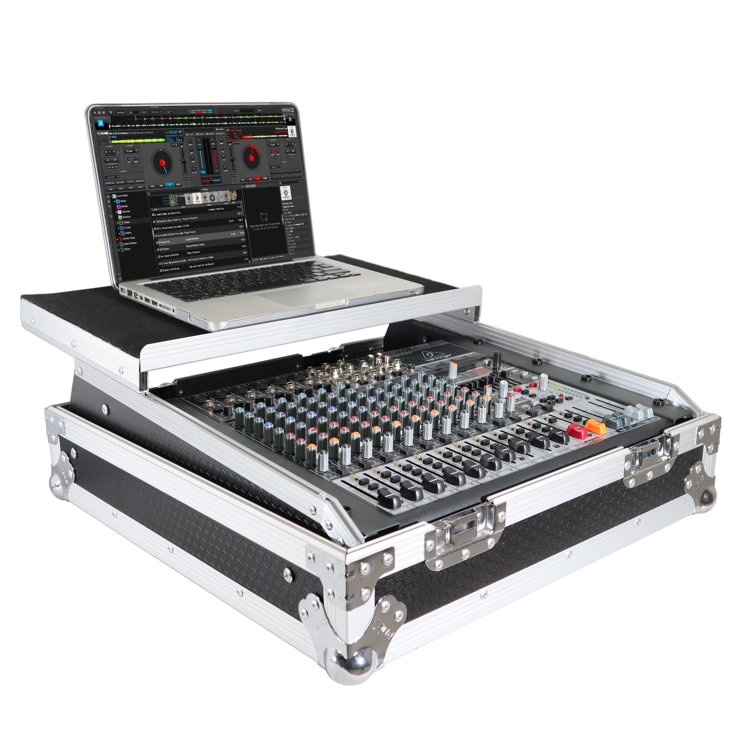 ProX 10U Top Mount 19" Slanted Mixer Case