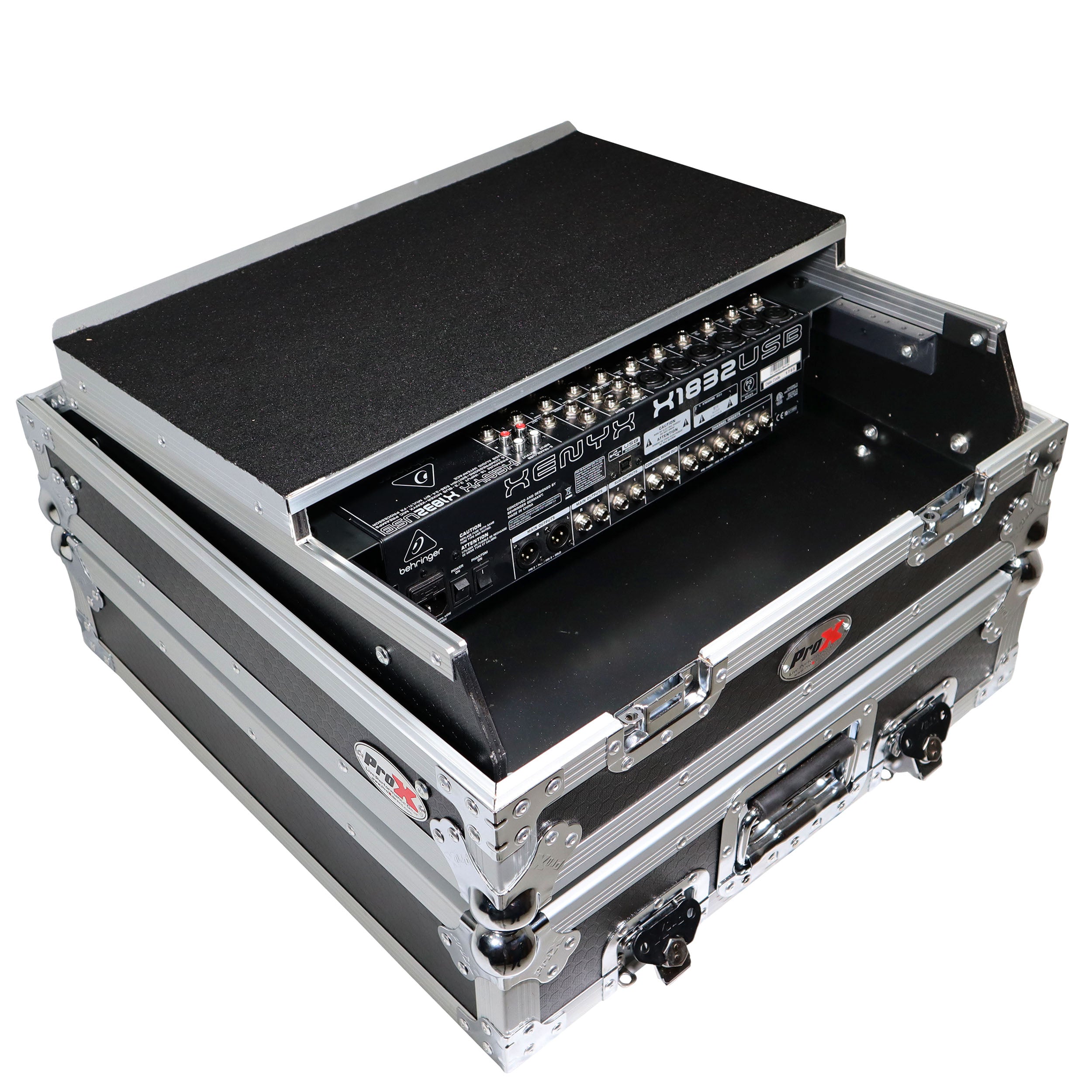 ProX 10U Top Mount 19" Slanted Mixer Case