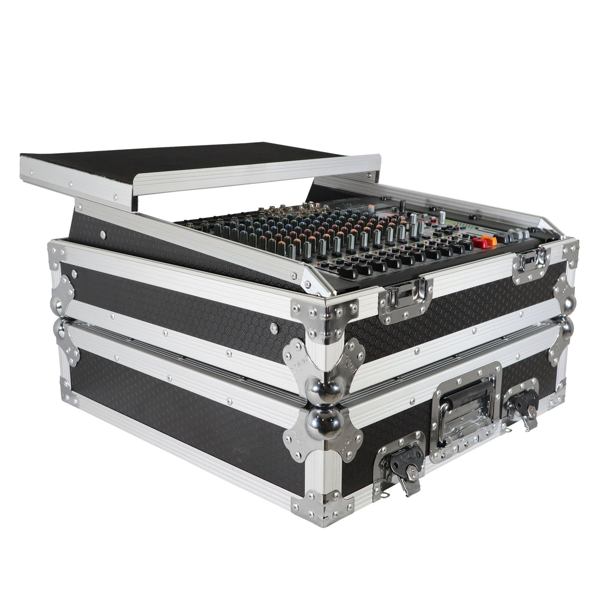 ProX 10U Top Mount 19" Slanted Mixer Case.