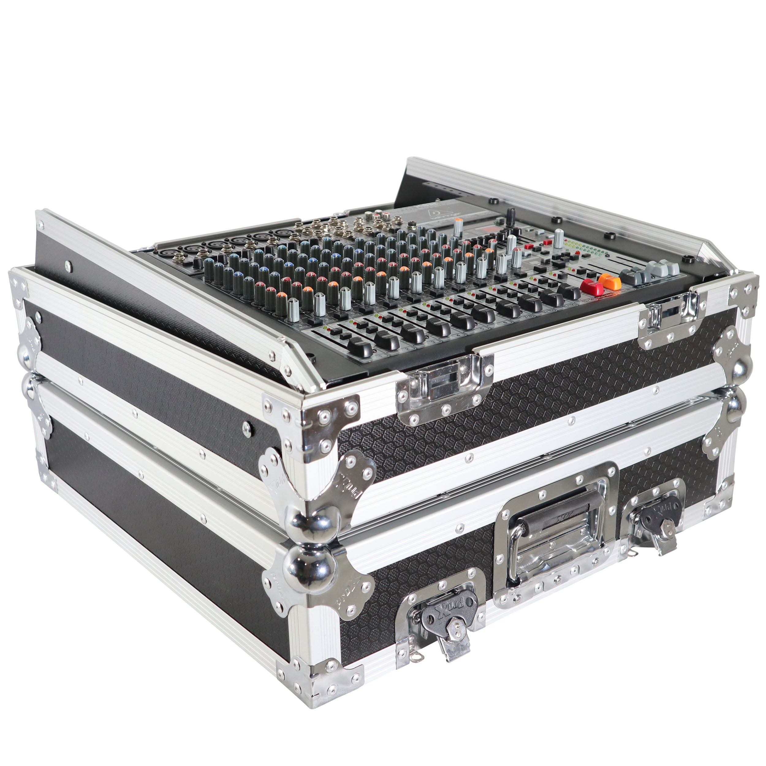 ProX 10U Top Mount 19" Slanted Mixer Case