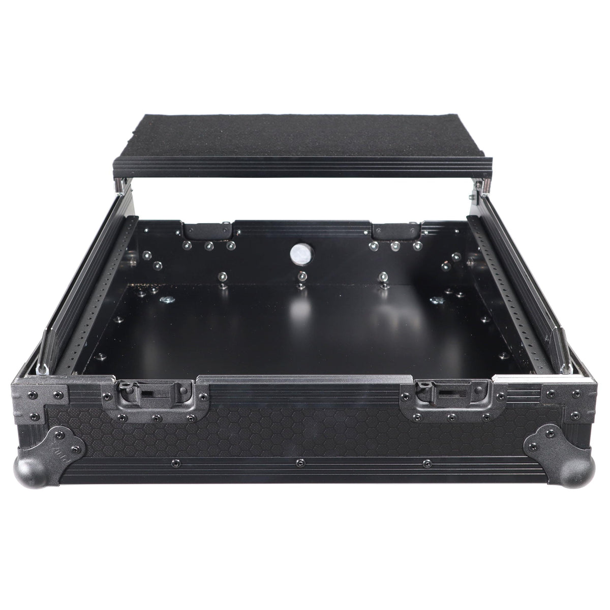 ProX 10U Top Mount 19" Slanted Black on Black Mixer Case.