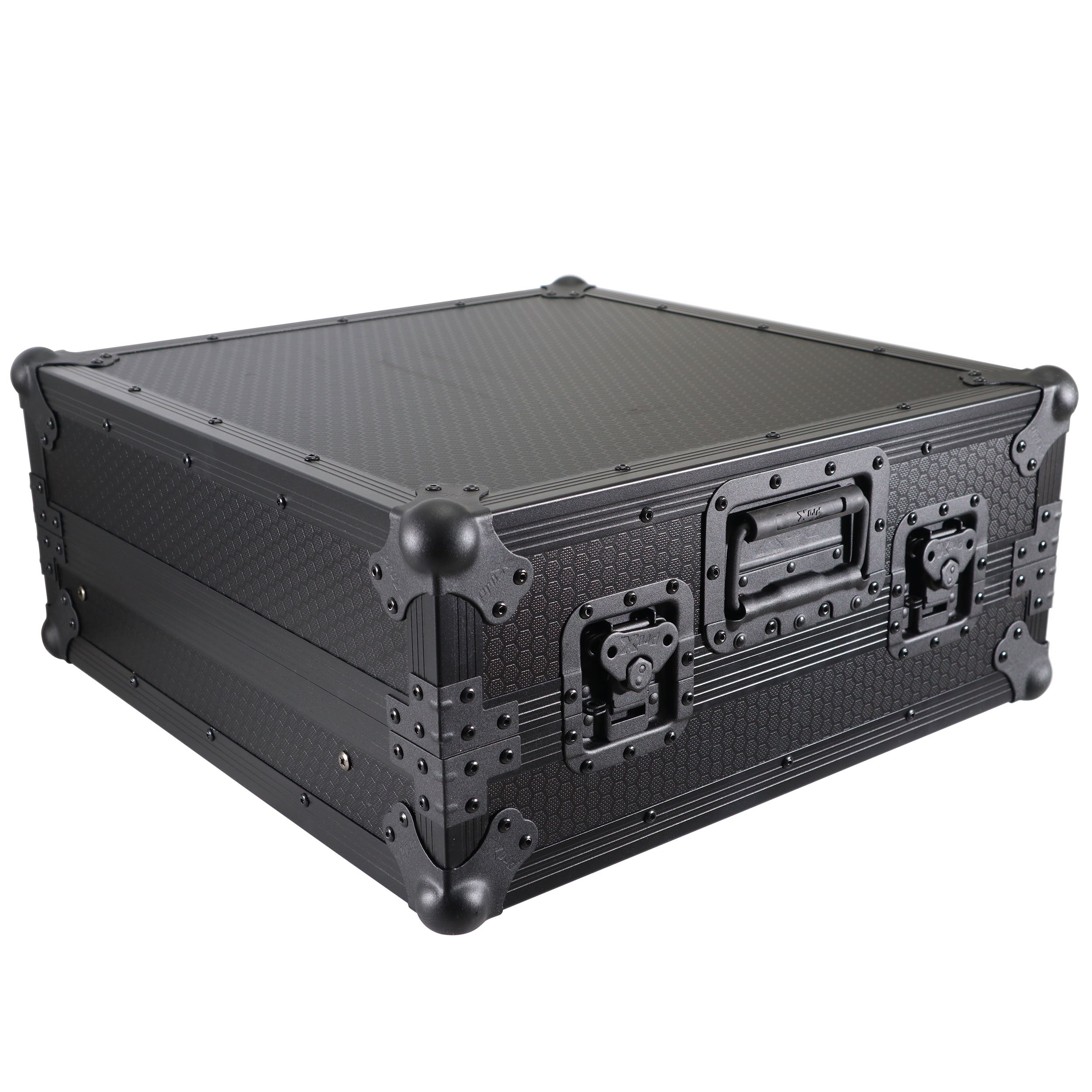 ProX 10U Top Mount 19" Slanted Black on Black Mixer Case
