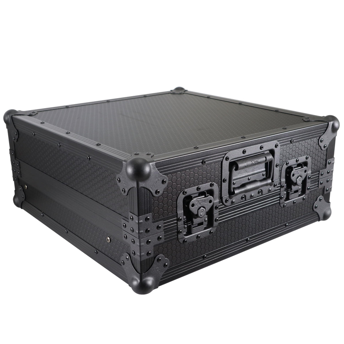 ProX 10U Top Mount 19" Slanted Black on Black Mixer Case.