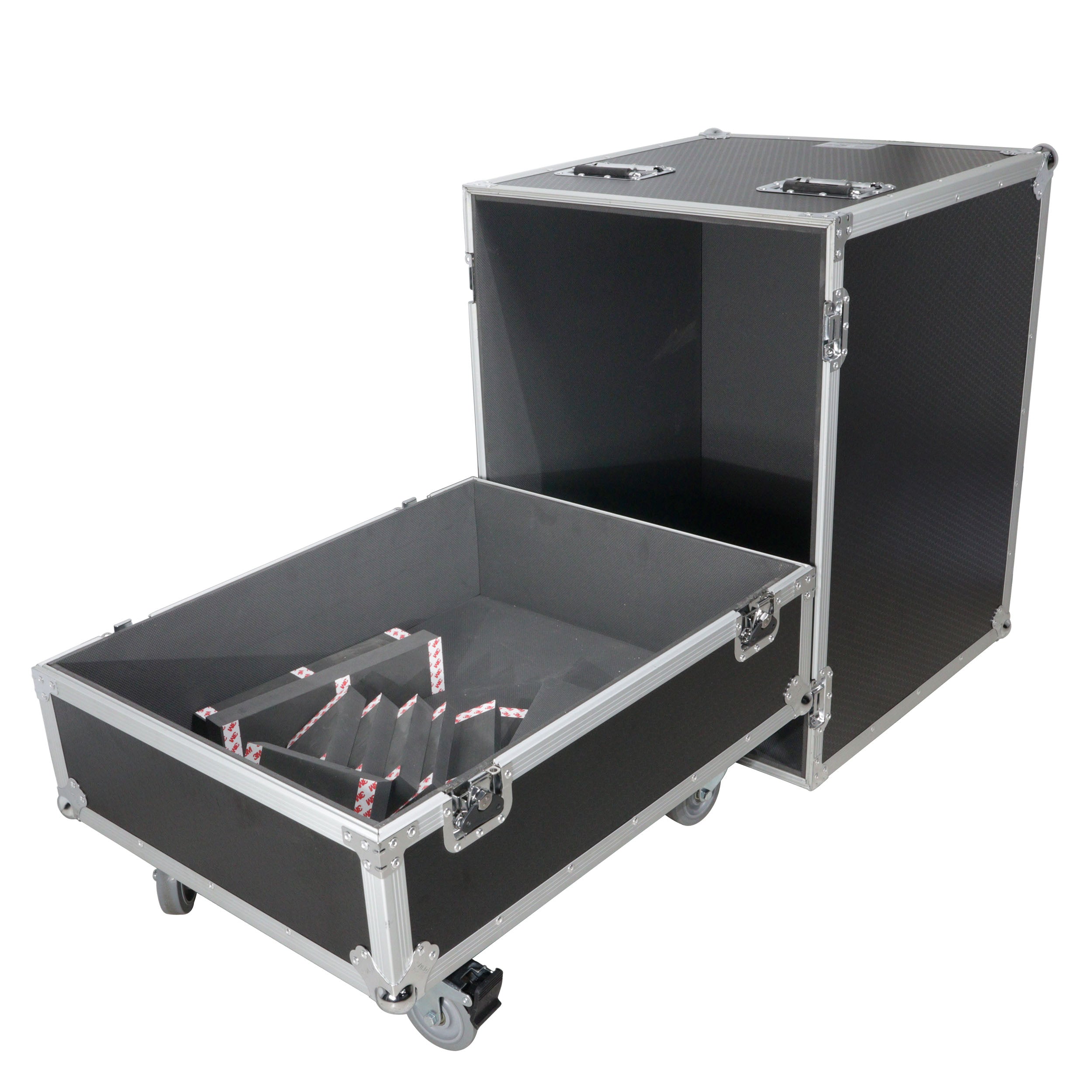 ProX Universal ATA Single Line Array Sub Speaker Flight Case fits RCF SUB 8004-AS 9004-AS and similar size speakers 29x29x22 in.