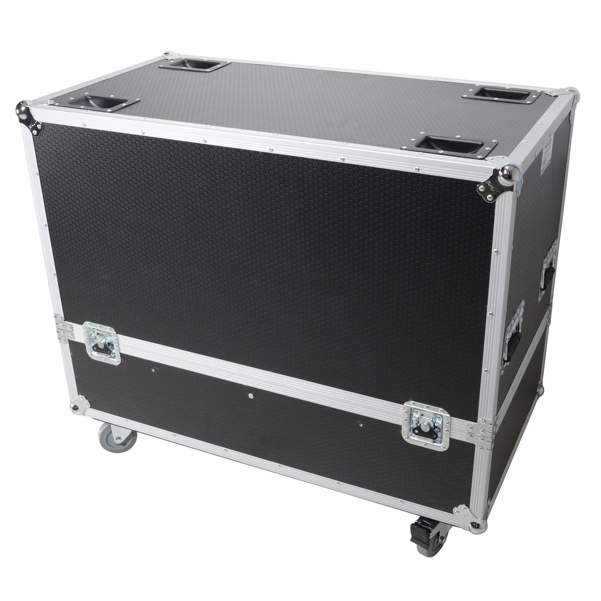 ProX Universal Dual ATA Speaker Flight Case Fits 2 pcs 28x20x20 inch speakers, Two JBL SRX 815P and Similar Sized Speakers.