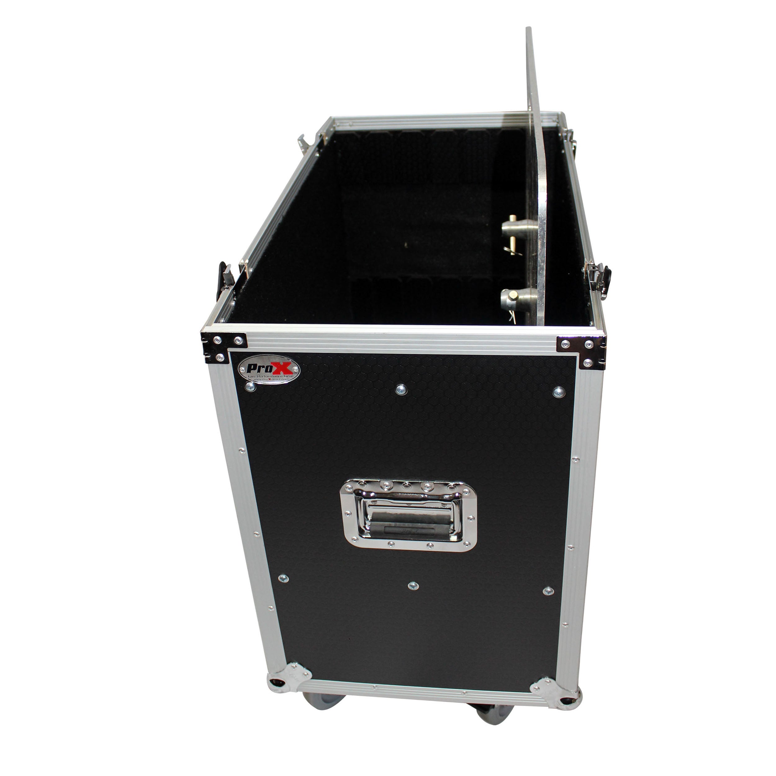 ProX ATA Flight Style Road Case 30" in. Aluminum 8mm F34 F32 F31 Truss Base Plates - Fits 6x