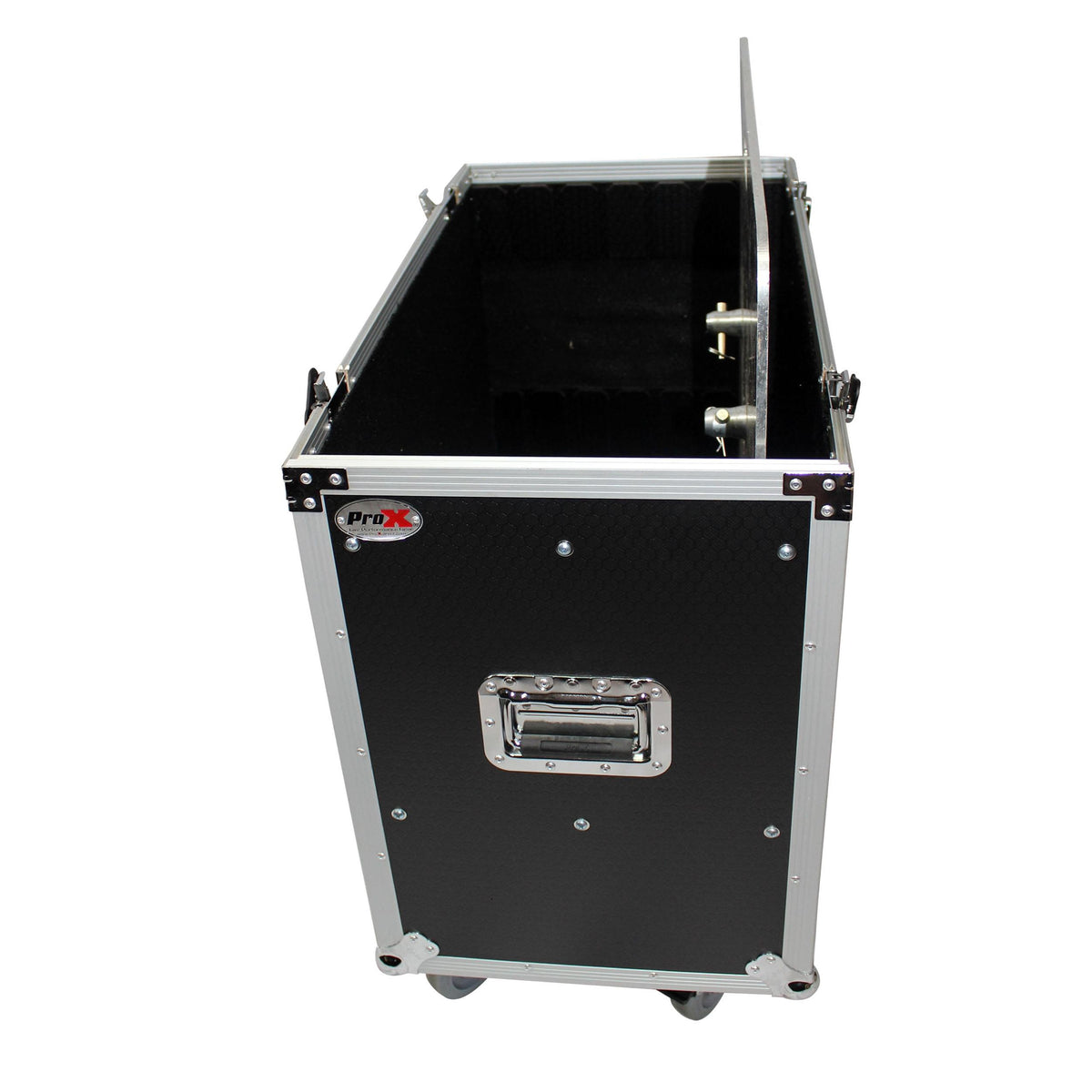 ProX ATA Flight Style Road Case 30" in. Aluminum 8mm F34 F32 F31 Truss Base Plates - Fits 6x.