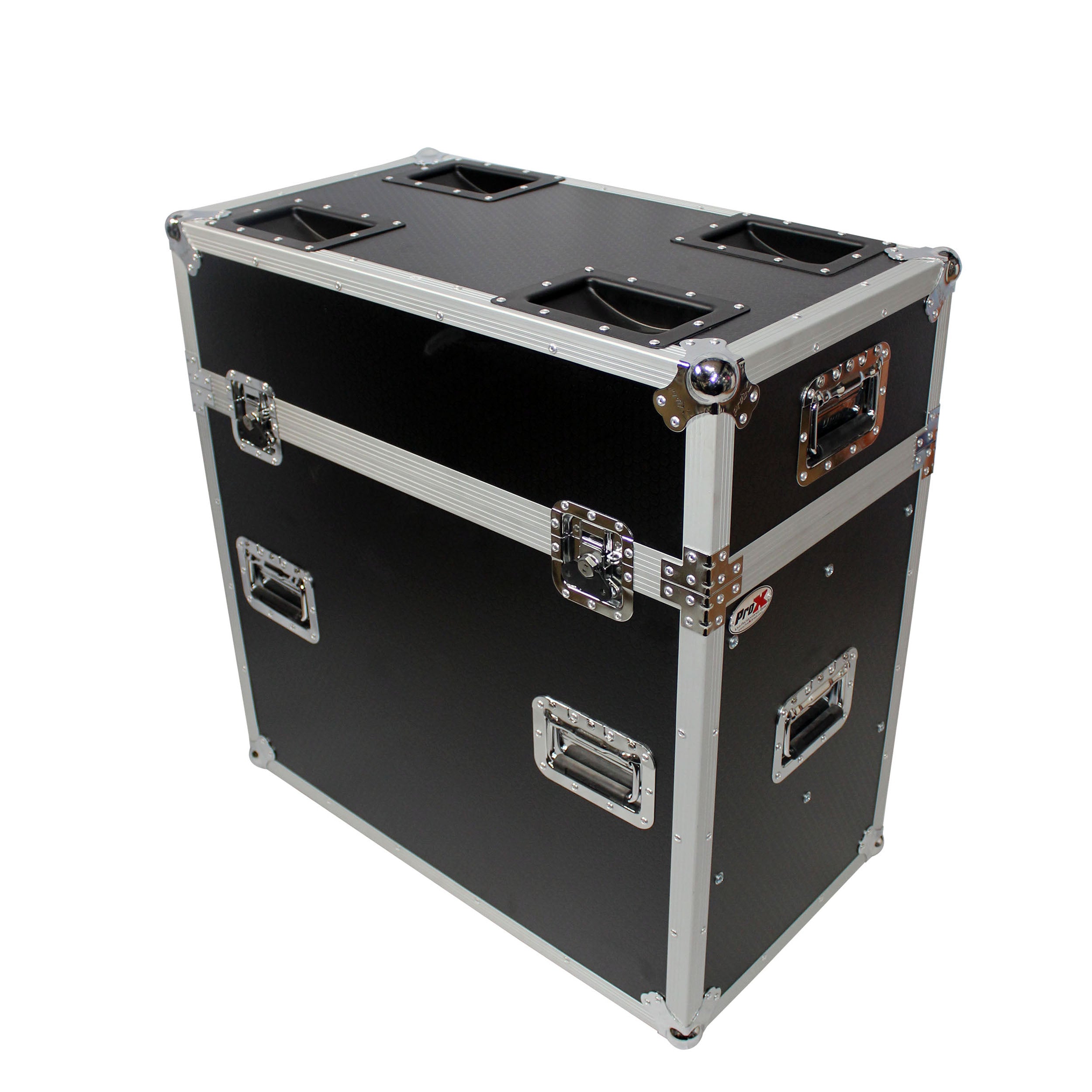 ProX ATA Flight Style Road Case 30" in. Aluminum 8mm F34 F32 F31 Truss Base Plates - Fits 6x