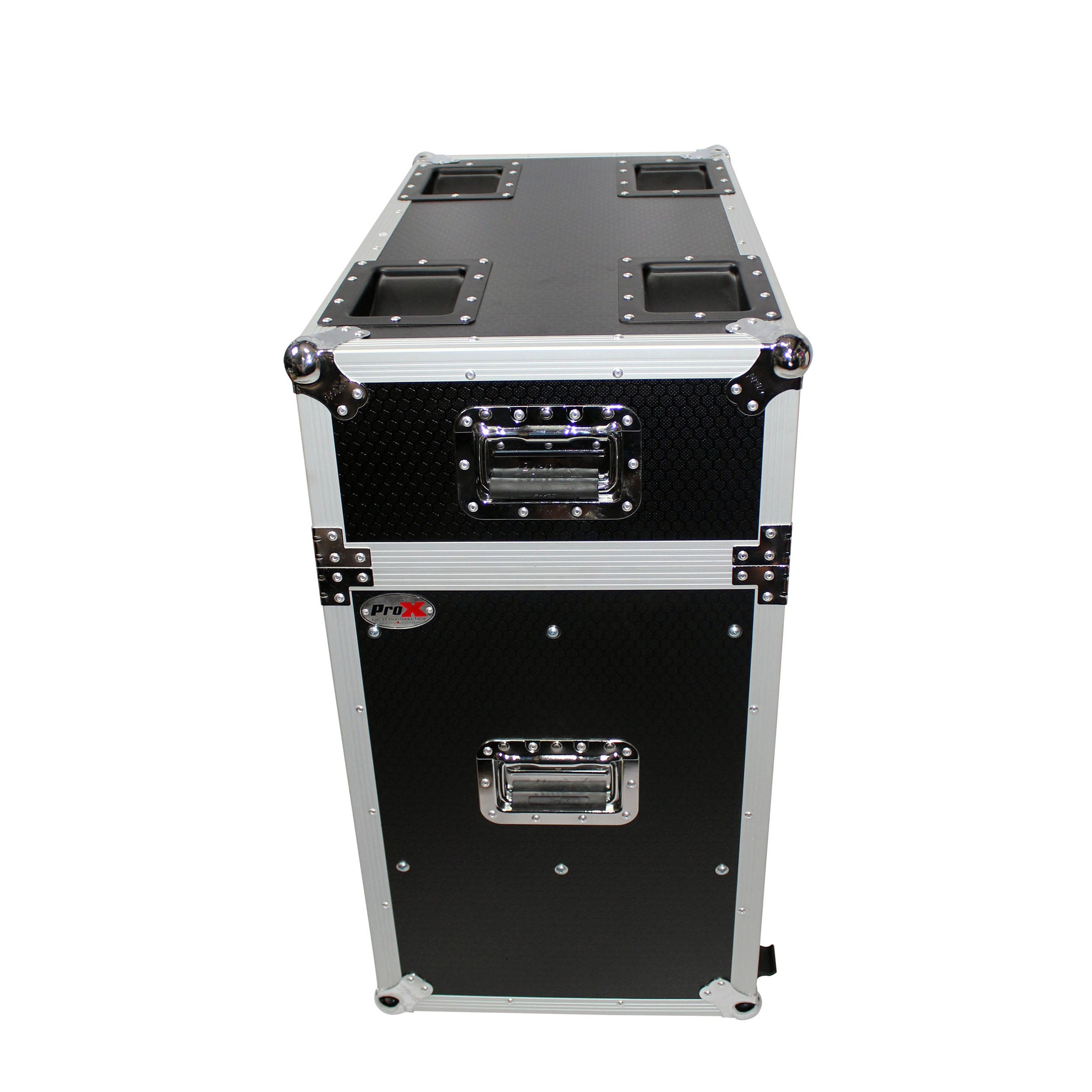 ProX ATA Flight Style Road Case 30" in. Aluminum 8mm F34 F32 F31 Truss Base Plates - Fits 6x