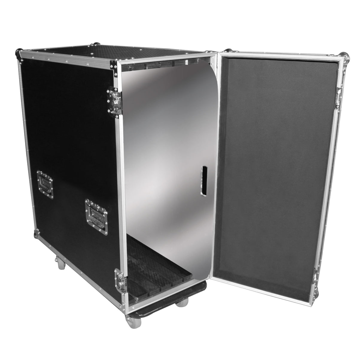 ProX ATA Flight Style Road Case 36" in. Aluminum 8mm F34 F32 F31 Truss Base Plates - Fits 6x.