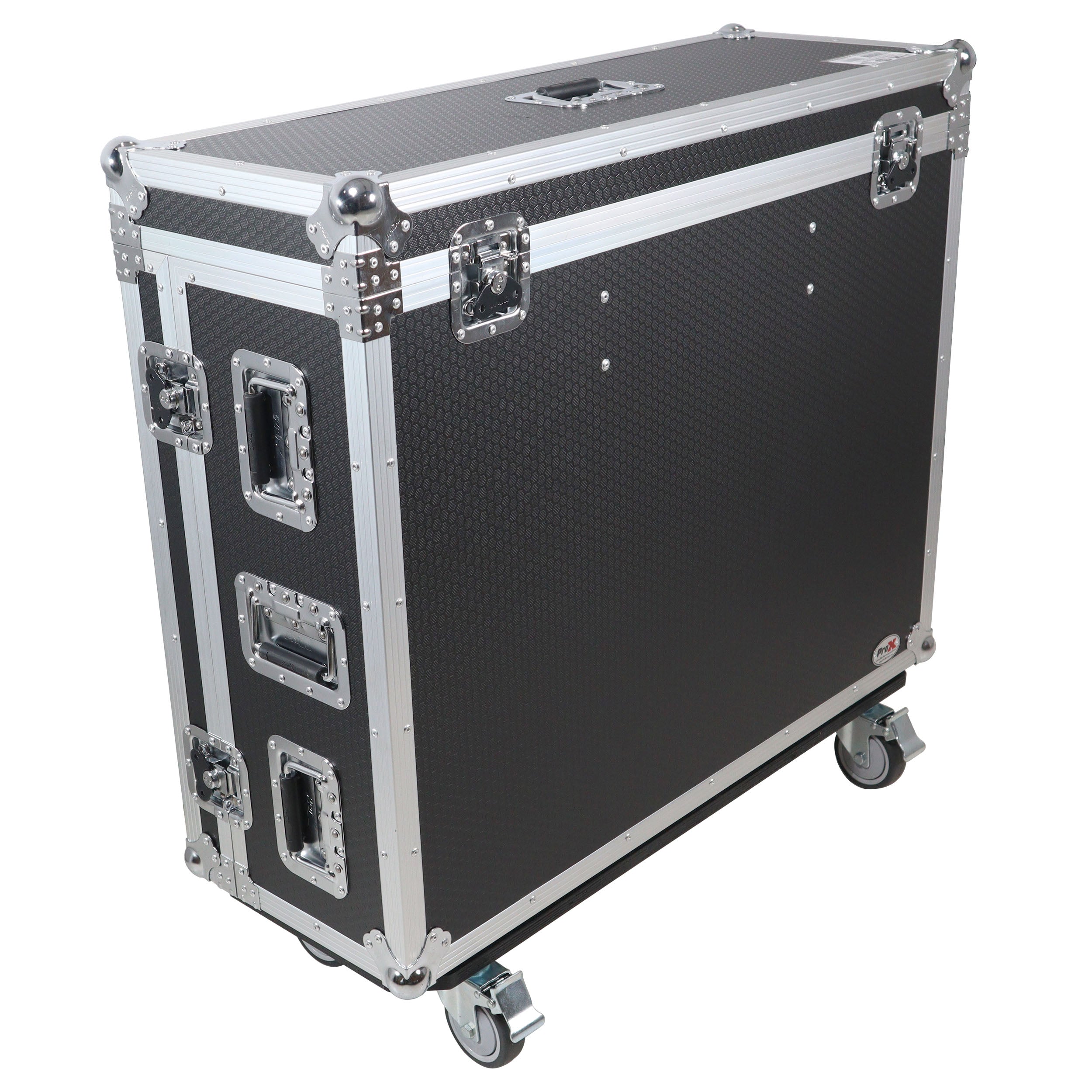 ProX ATA Digital Audio Mixer Flight Case for Allen & Heath AVANTIS Console with Doghouse compartment and Caster wheels