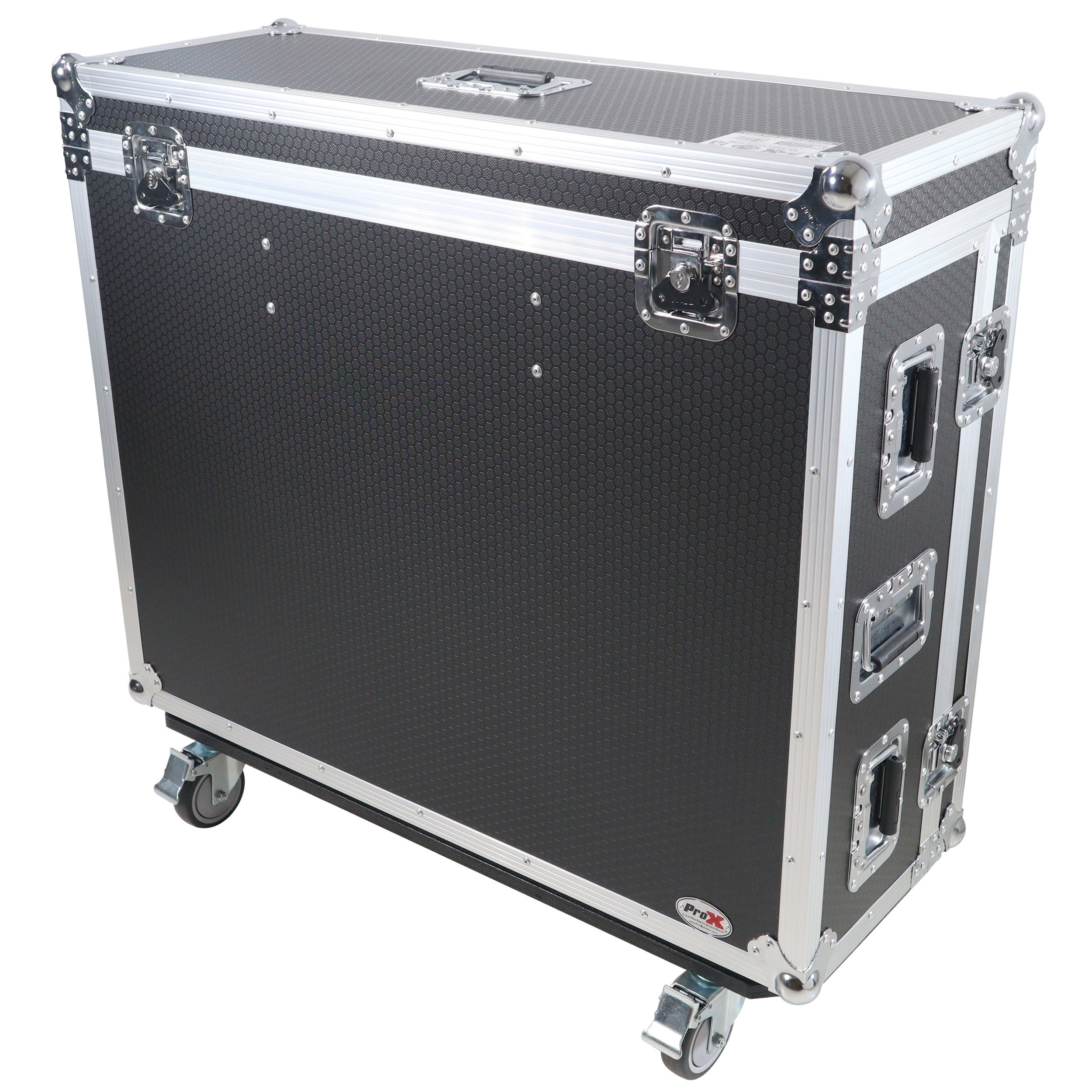 ProX ATA Digital Audio Mixer Flight Case for Allen & Heath AVANTIS Console with Doghouse compartment and Caster wheels