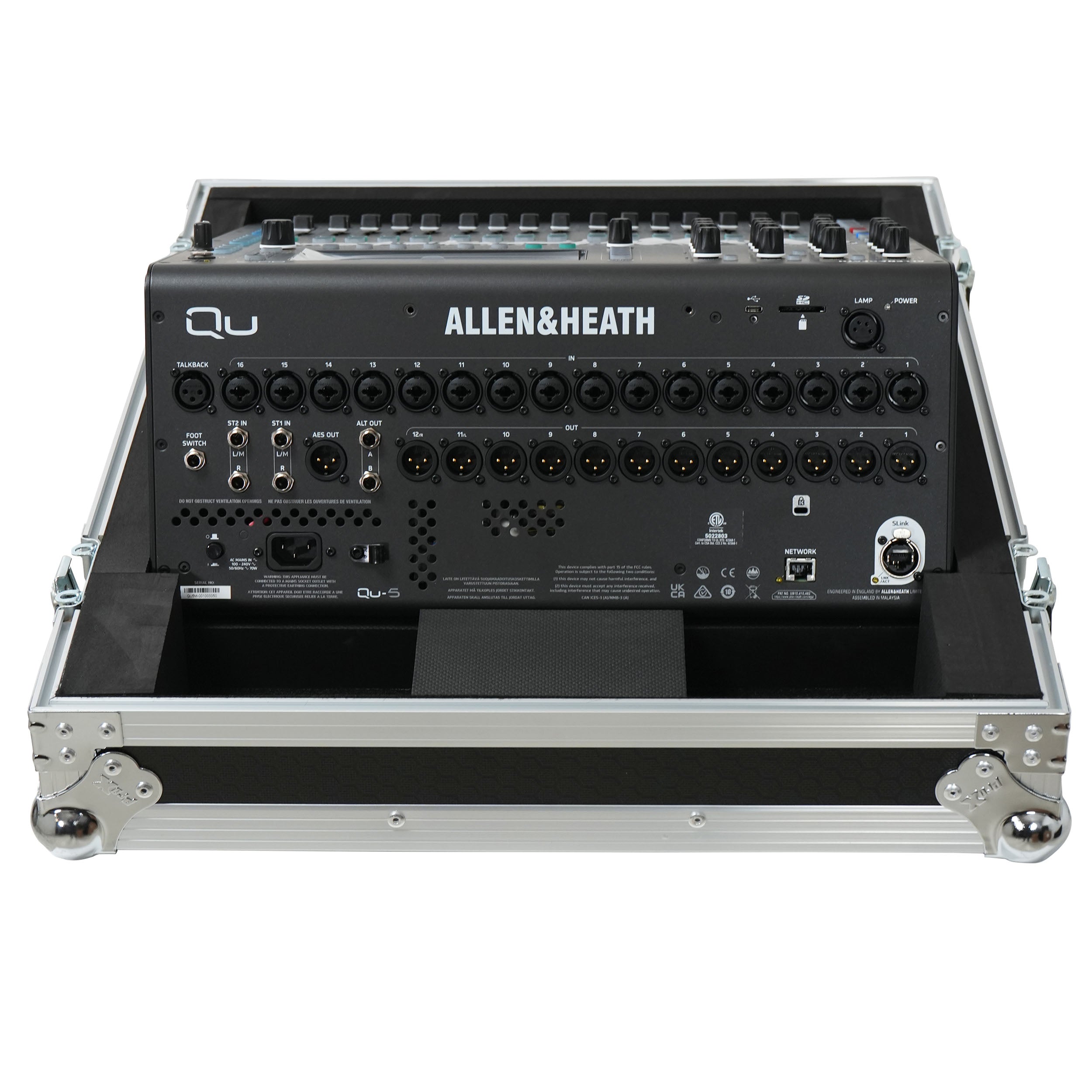 ProX ATA Flight Case for Allen & Heath QU5 Digital Audio Mixer Console