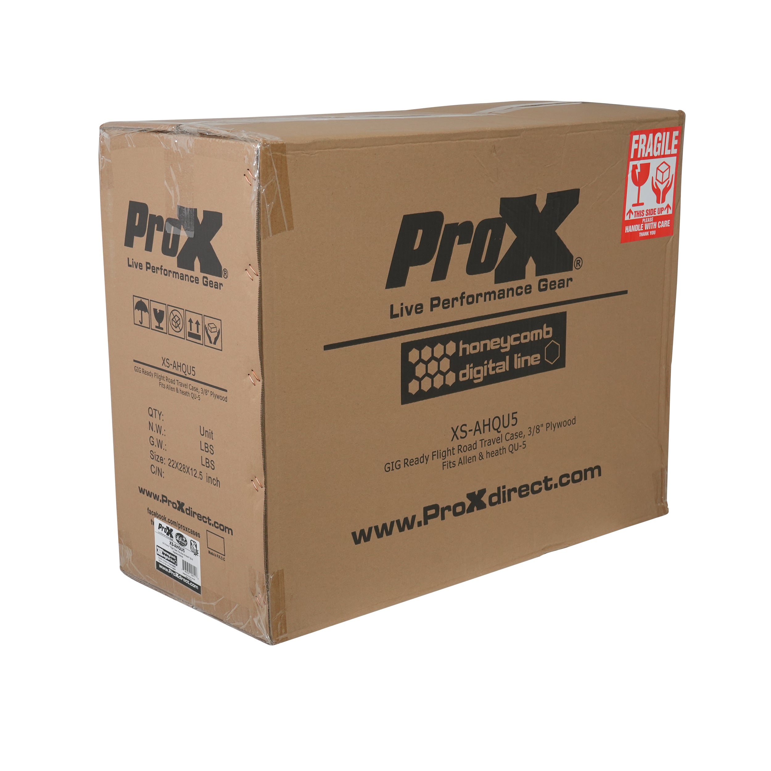 ProX ATA Flight Case for Allen & Heath QU5 Digital Audio Mixer Console