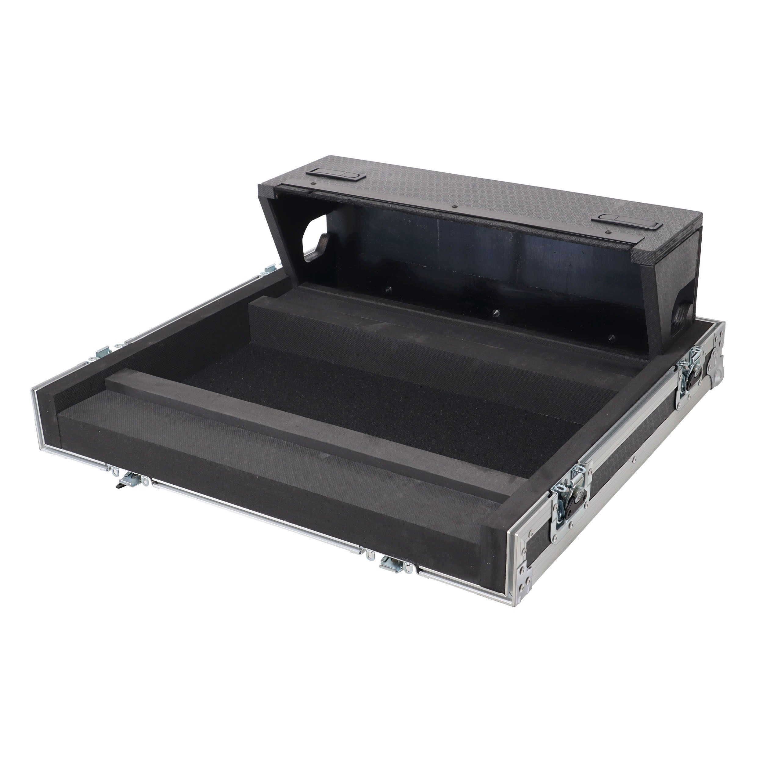 ProX ATA Digital Audio Mixer Flight Case for Allen & Heath QU6 Console with Doghouse compartment and 4x Caster wheels