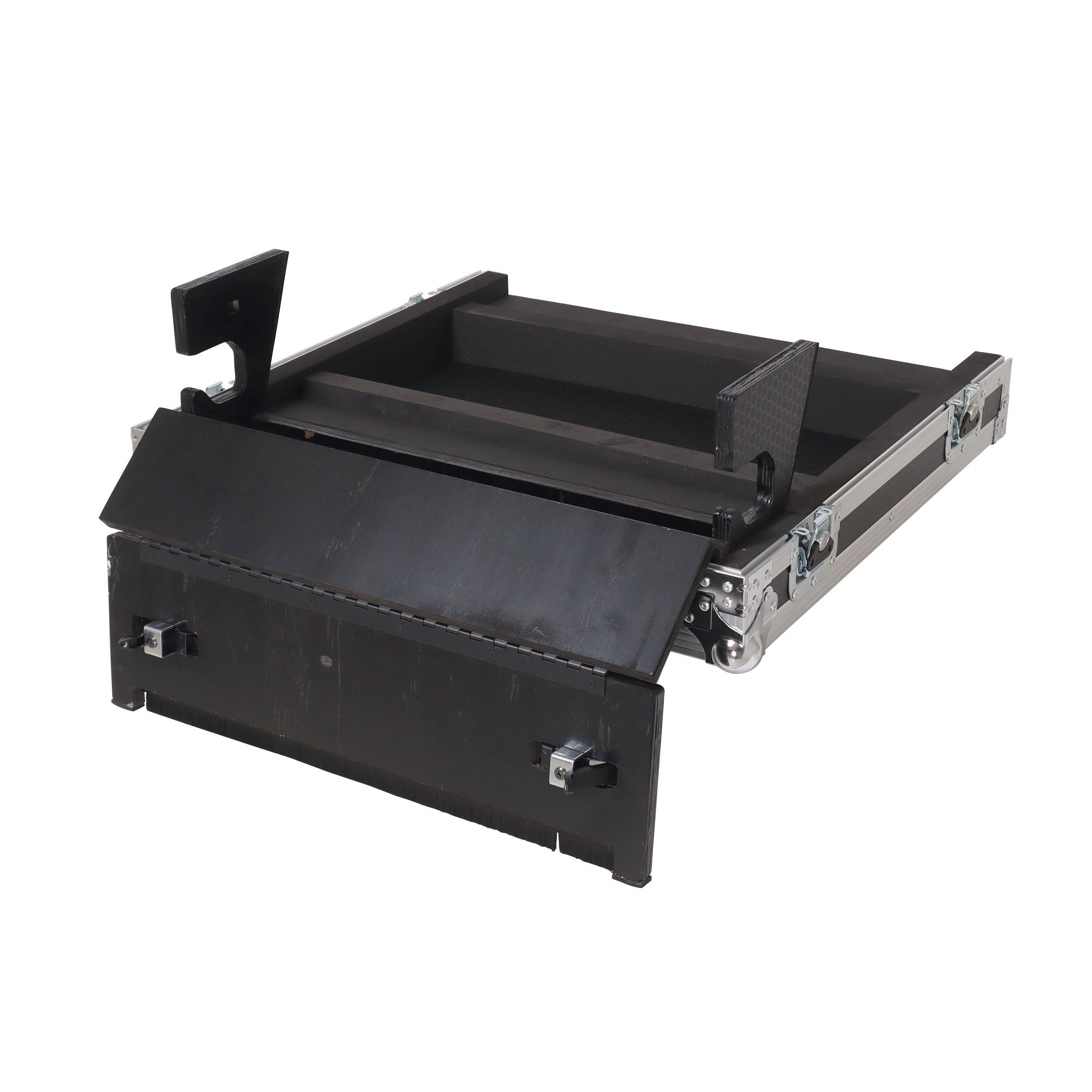 ProX ATA Digital Audio Mixer Flight Case for Allen & Heath QU6 Console with Doghouse compartment and 4x Caster wheels