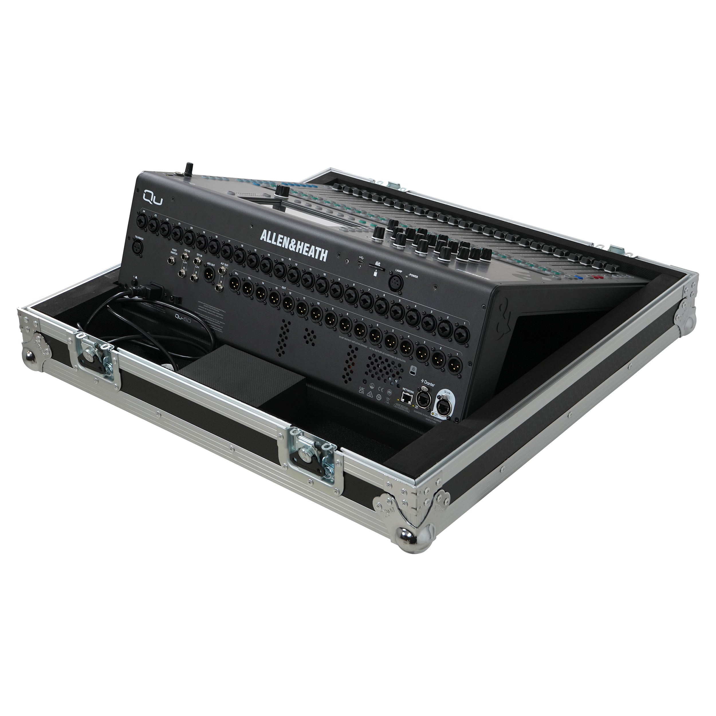 ProX Flight Case for Allen & Heath QU6 ATA Digital Audio Mixer Console and 2x Low Profile Wheels