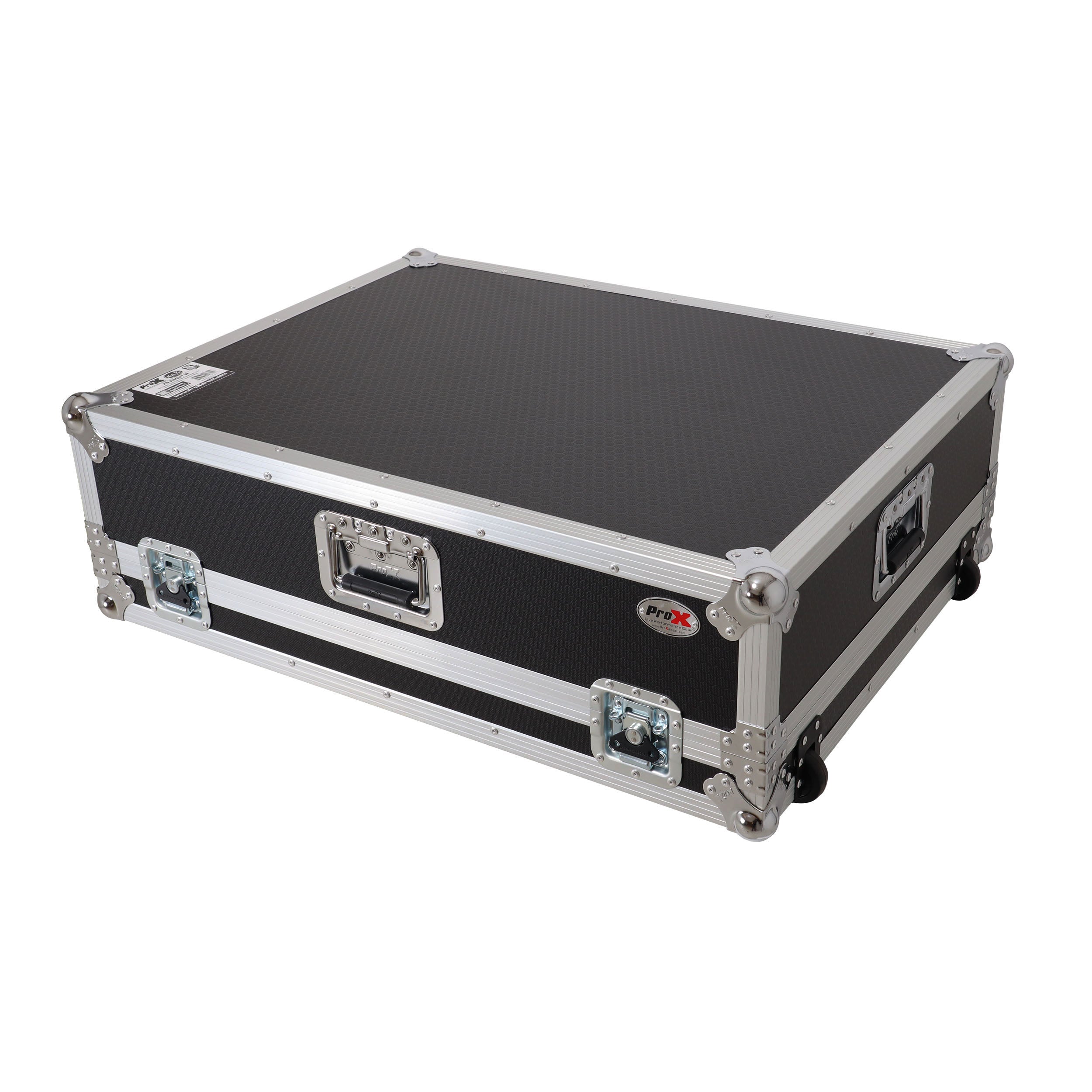 ProX Flight Case for Allen & Heath QU7 ATA Digital Audio Mixer Console and 2x Low Profile Wheels