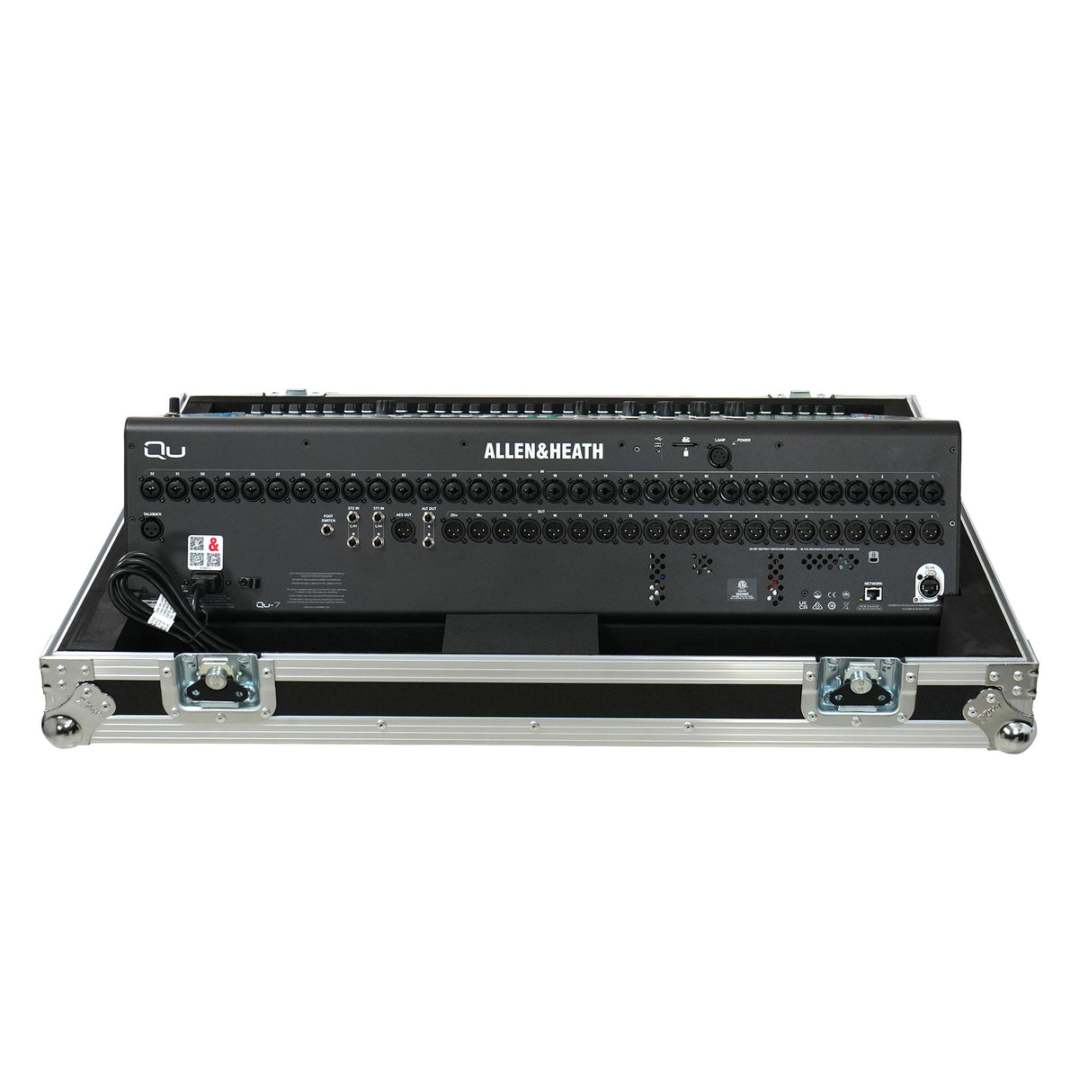 ProX Flight Case for Allen & Heath QU7 ATA Digital Audio Mixer Console and 2x Low Profile Wheels.