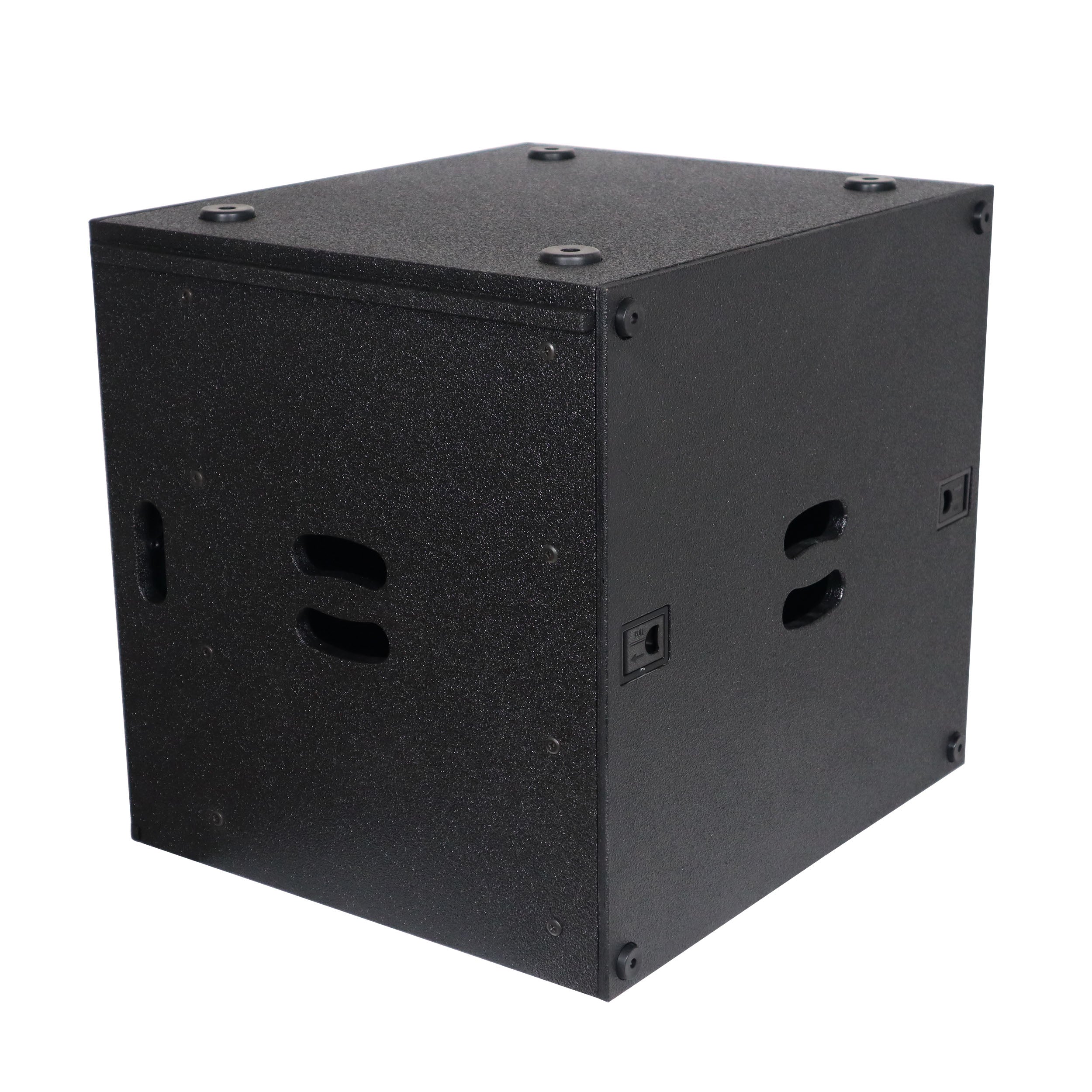 ProX 10U Rack Case 14" Deep Vertical Amp Rack Polyurea Coated BLAQ Series