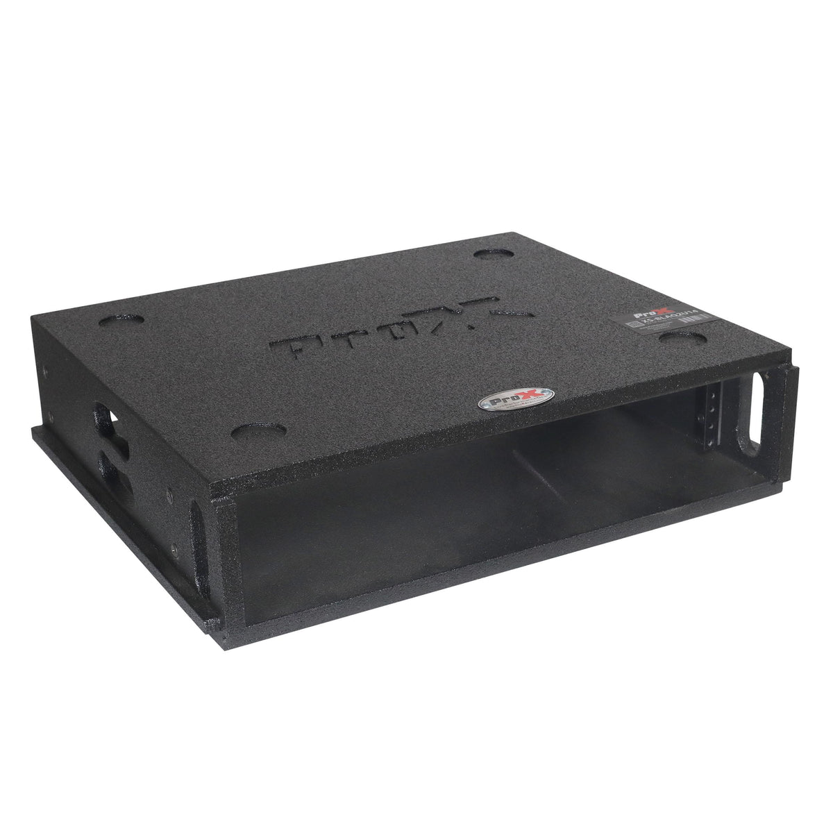ProX 2U Rack Case 14" Deep Vertical Amp Rack Polyurea Coated BLAQ Series.