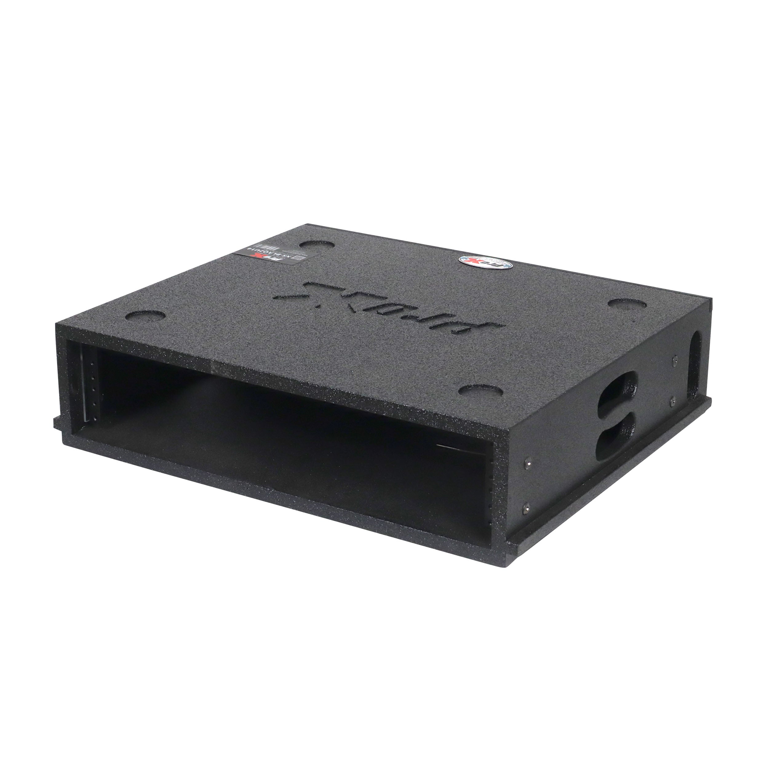 ProX 2U Rack Case 14" Deep Vertical Amp Rack Polyurea Coated BLAQ Series