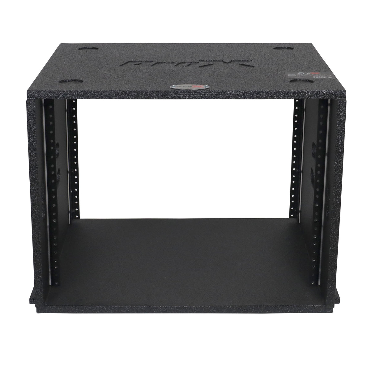 ProX 8U Rack Case 14" Deep Vertical Amp Rack Polyurea Coated BLAQ Series.