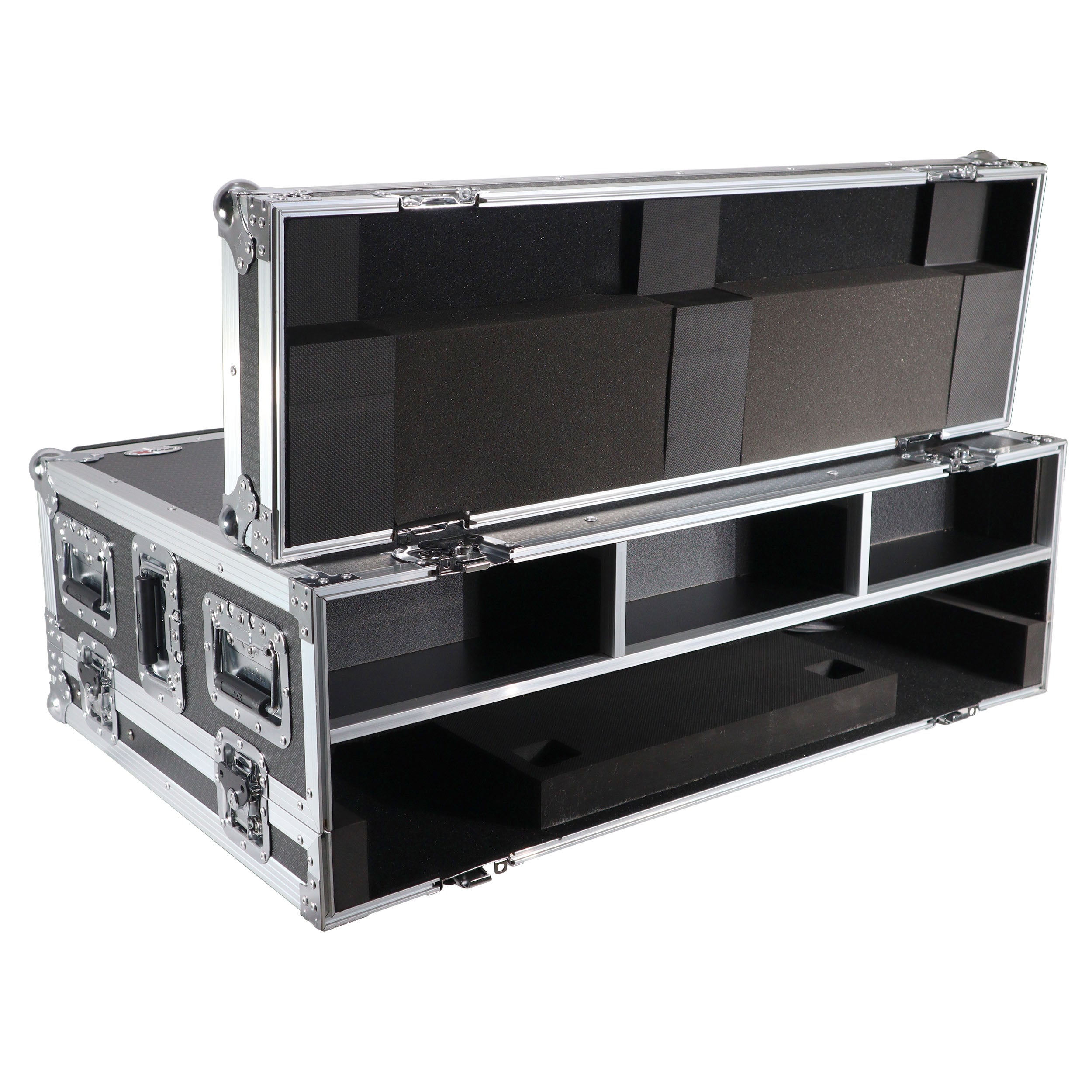 ProX ATA Digital Audio Mixer Flight Case for Behringer WING Console with Doghouse compartment and Caster wheels