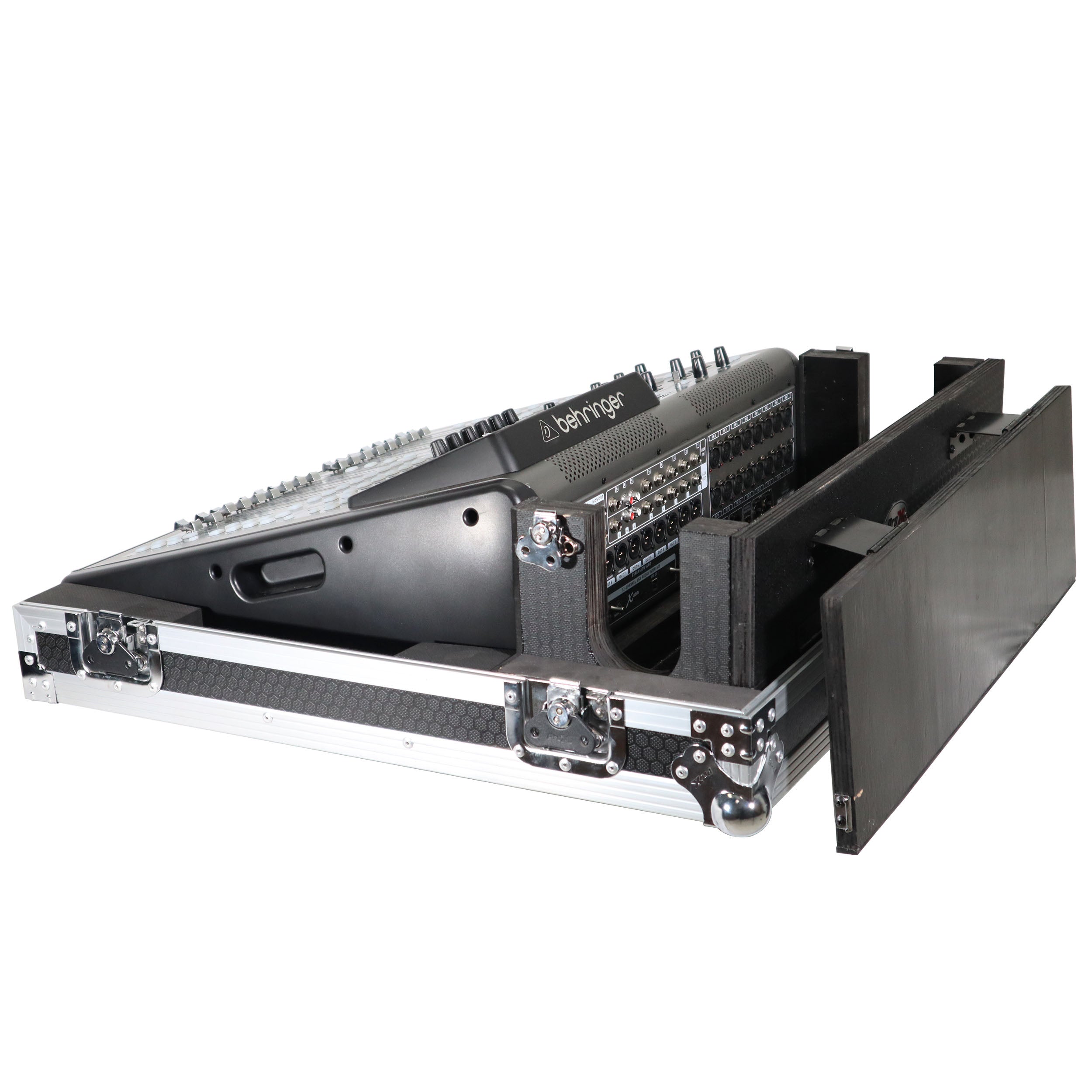 ProX ATA Digital Audio Mixer Flight Case for Behringer X32 Compact Console with Doghouse compartment and Caster wheels