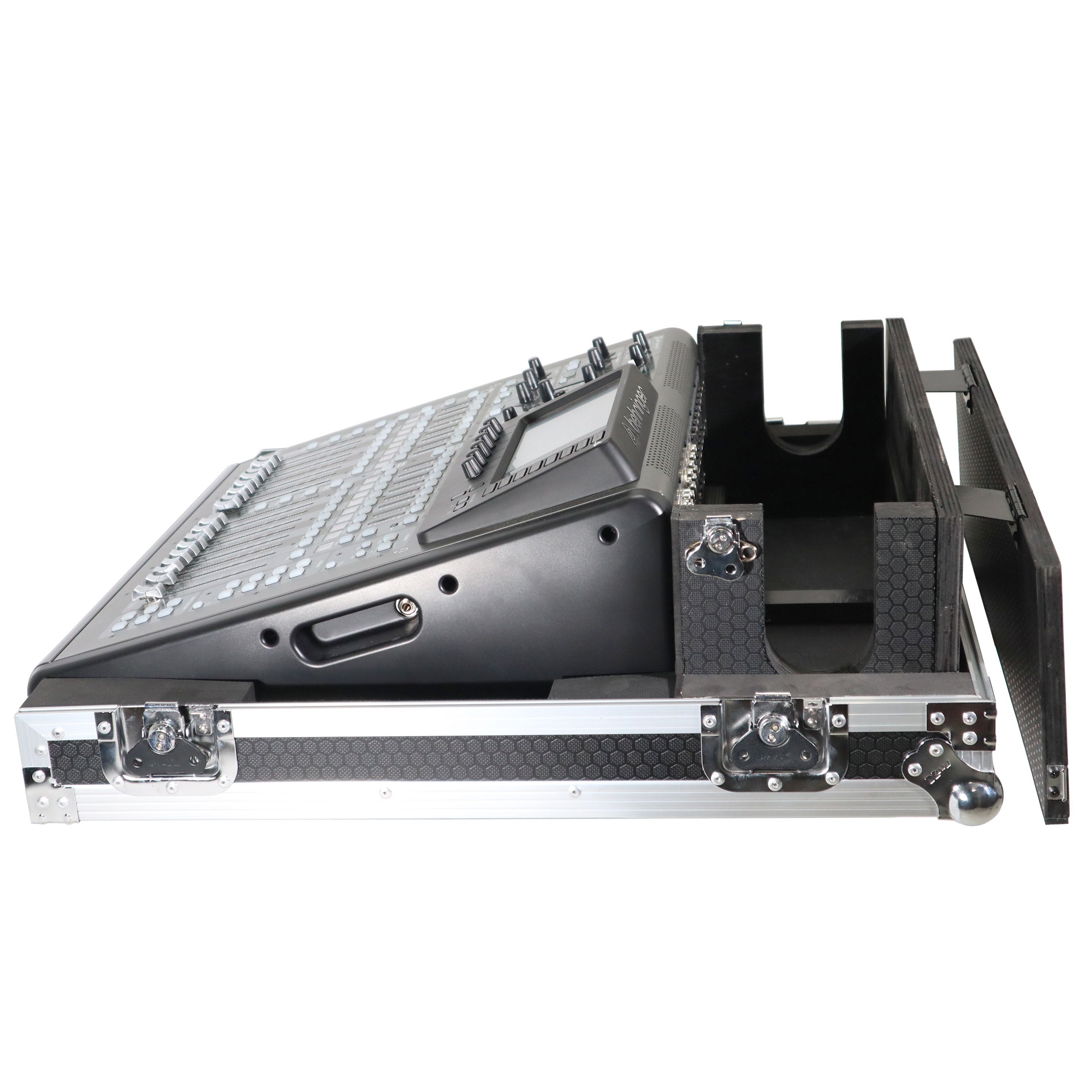 ProX ATA Digital Audio Mixer Flight Case for Behringer X32 Compact Console with Doghouse compartment and Caster wheels