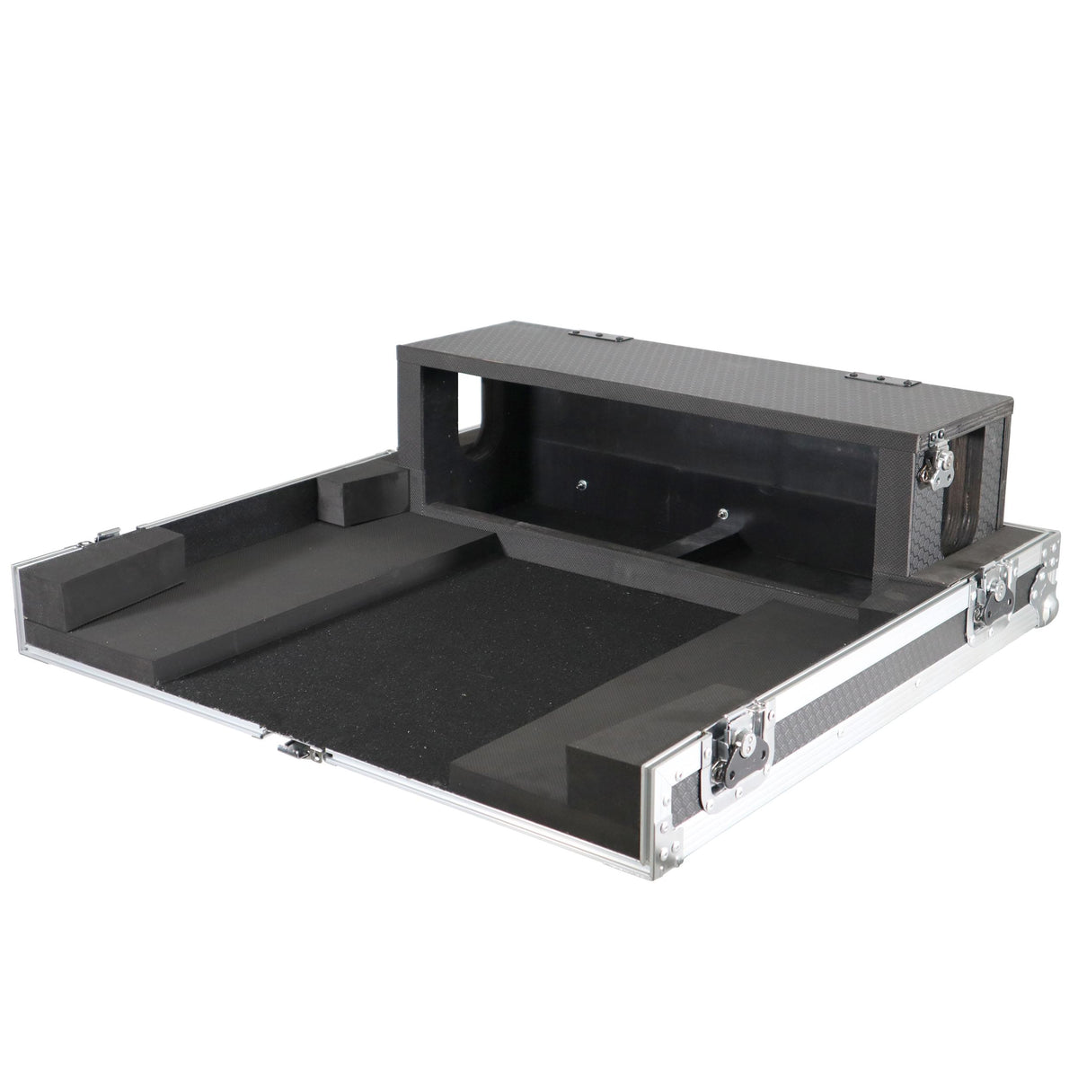 ProX ATA Digital Audio Mixer Flight Case for Behringer X32 Compact Console with Doghouse compartment and Caster wheels.