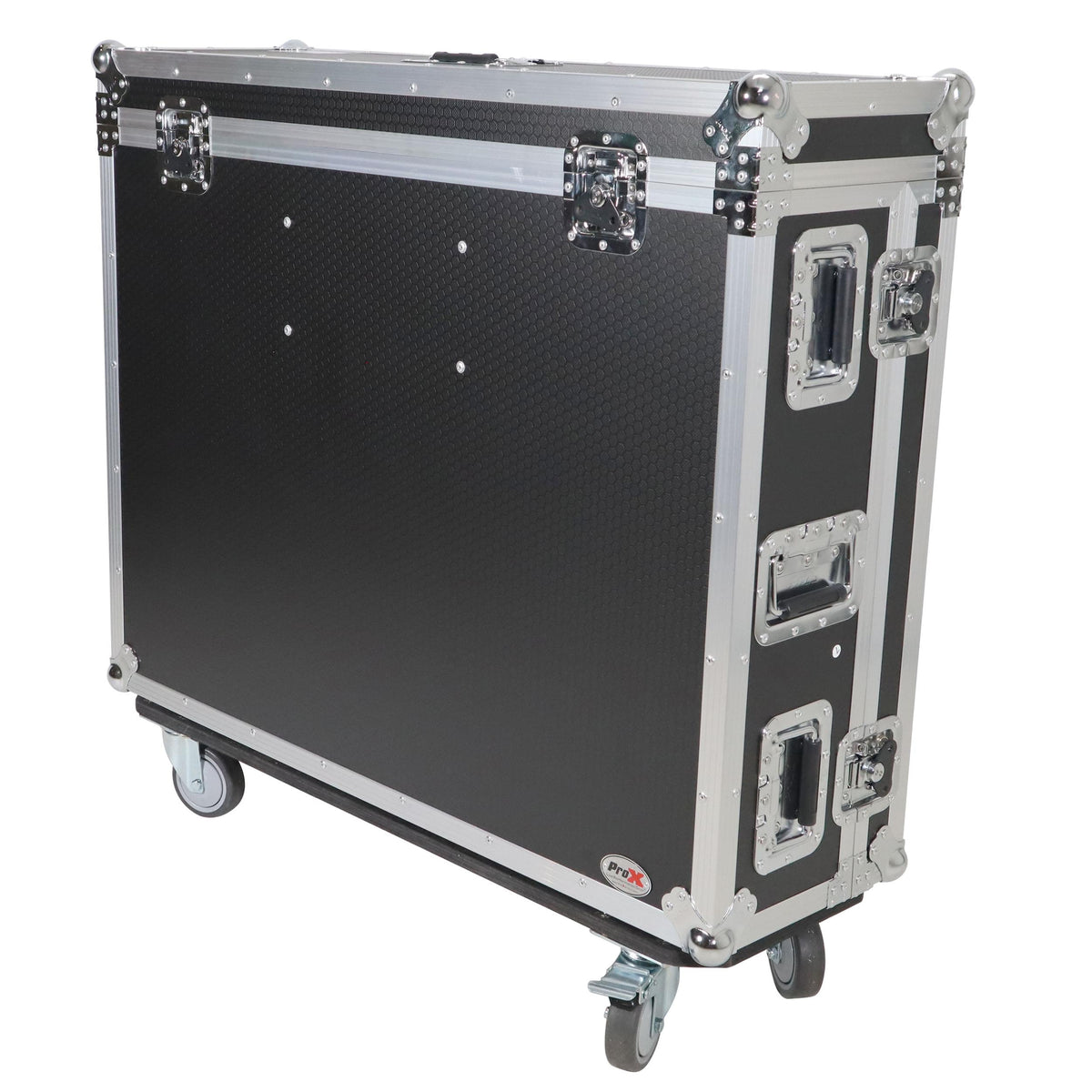ProX ATA Digital Audio Mixer Flight Case for Behringer X32 Console with Doghouse compartment and Caster wheels.