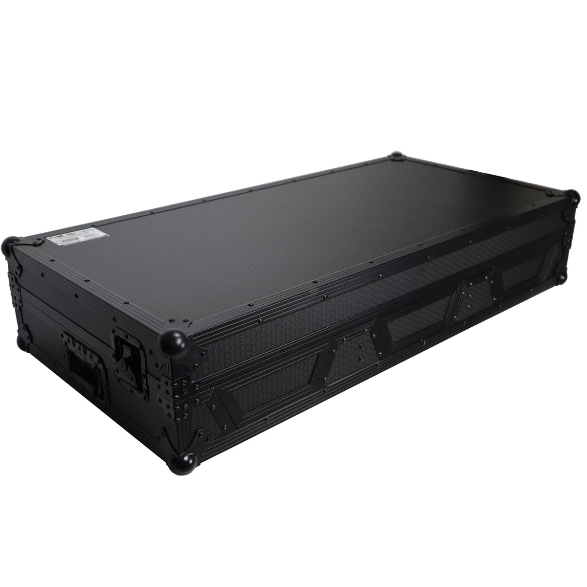 ProX DJ Coffin Case for Pioneer 2X CDJ-3000 CD and DJM-900NXS2 Mixer W/Wheels & Laptop Shelf (Black on Black).