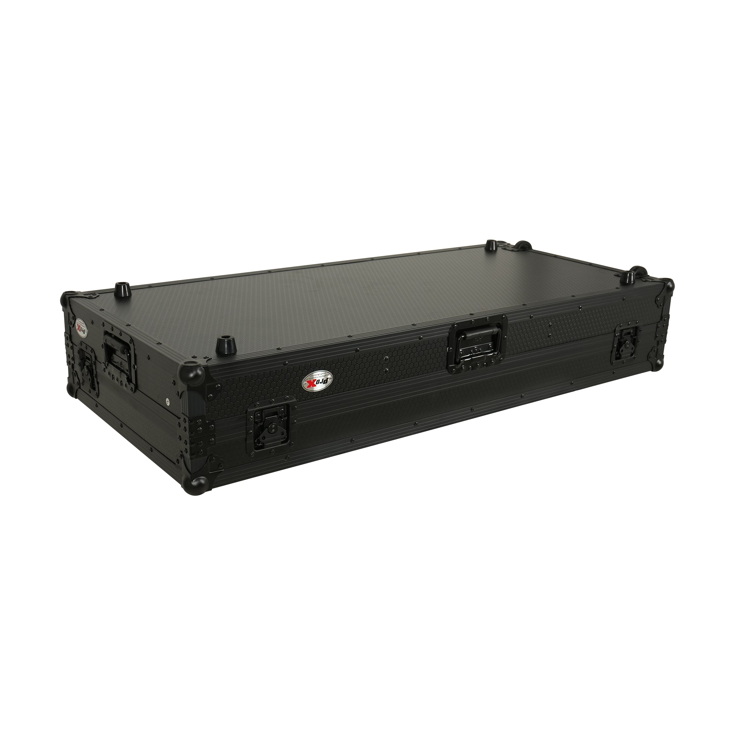 ProX Fits 2x Pioneer CDJ 3000X Case / Pioneer DJM V10 / A9 Mixer All Black and Low profile Wheels