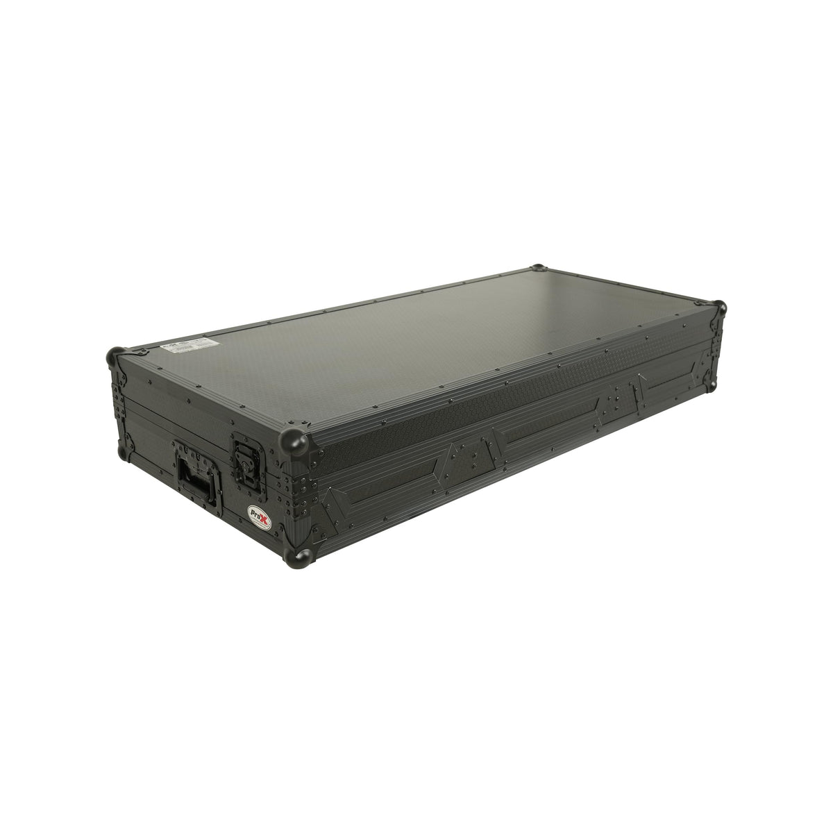ProX Fits 2x Pioneer CDJ 3000X Case / Pioneer DJM V10 / A9 Mixer w/ Laptop Shelf, All Black and Low profile Wheels.