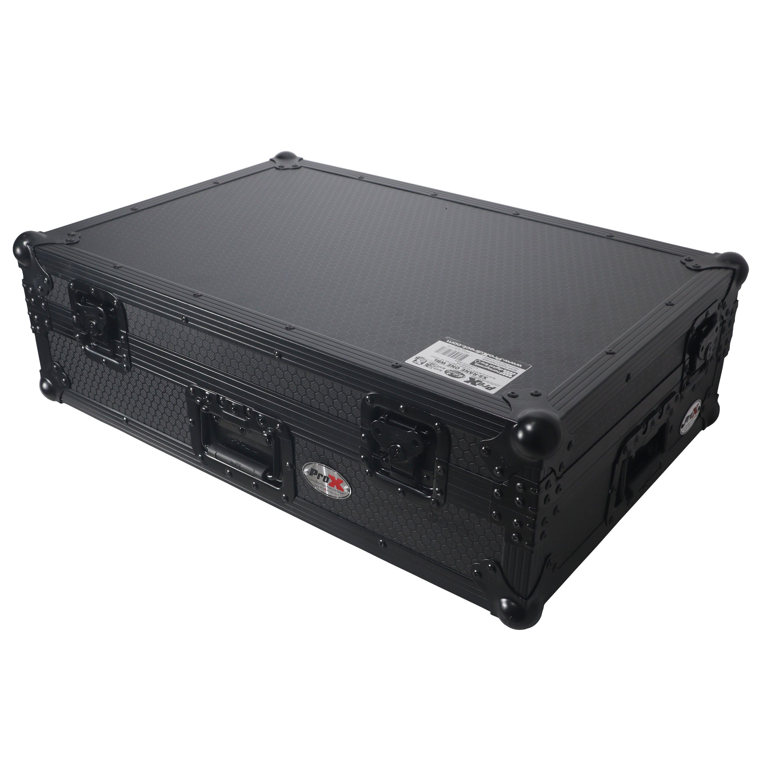 ProX Flight Style Road Case For Pioneer DDJ-FLX10 or DDJ-GRV6 DJ Controller with 1U Rack Space Wheels