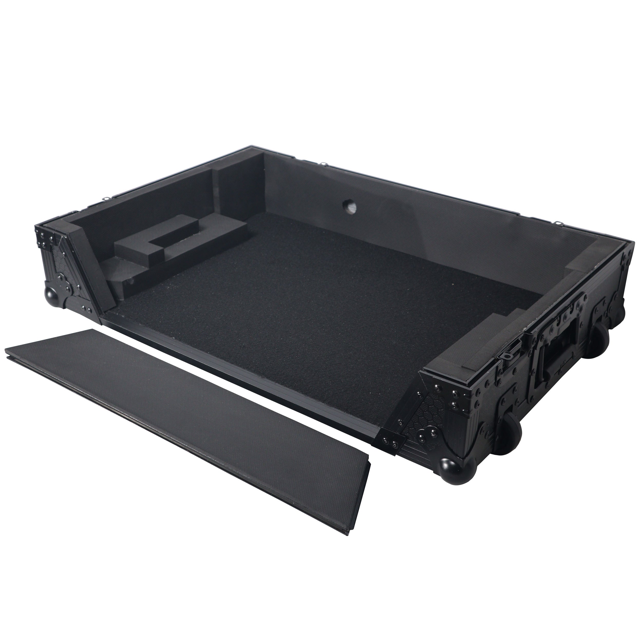 ProX Flight Style Road Case For Pioneer DDJ-FLX10 or DDJ-GRV6 DJ Controller with 1U Rack Space Wheels
