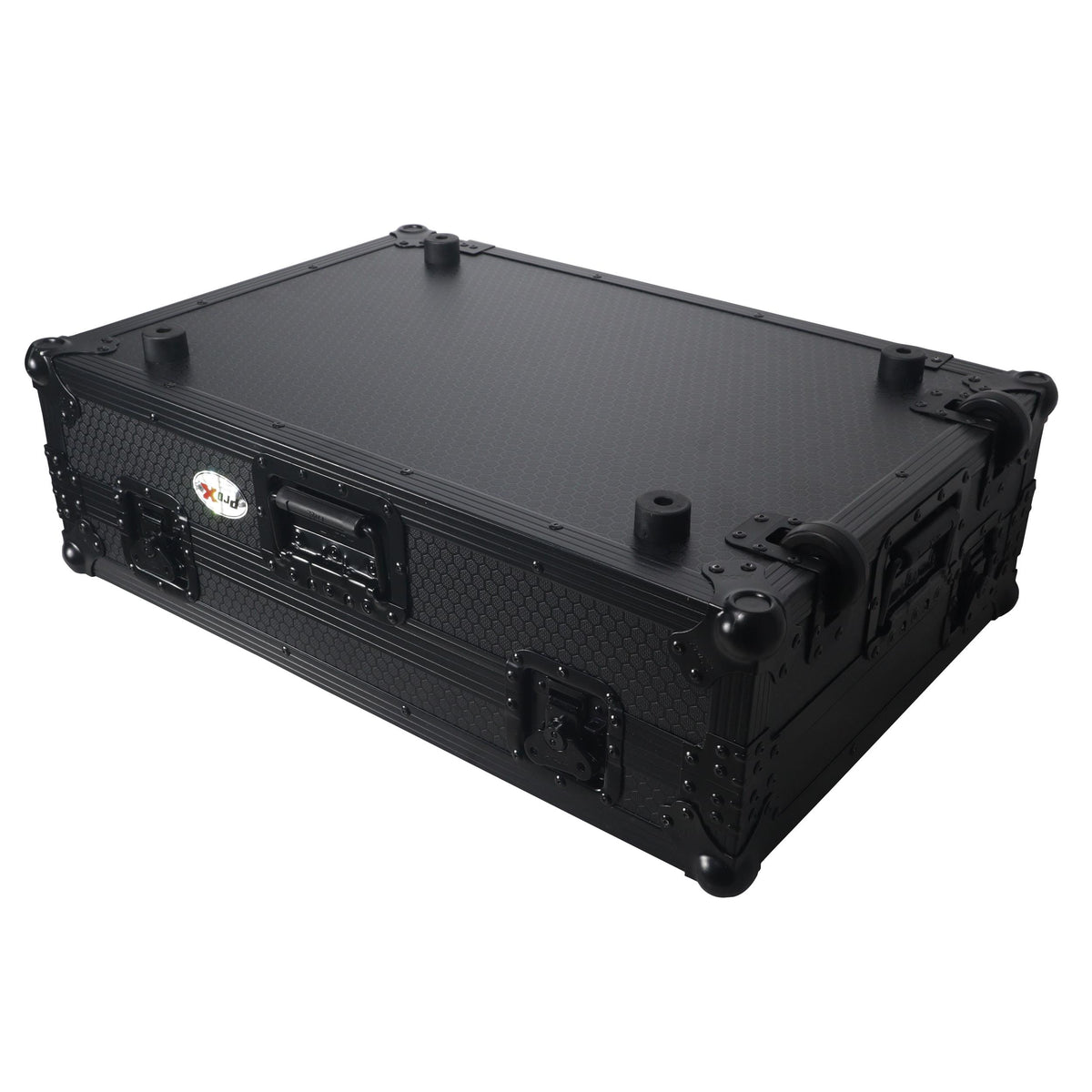 ProX Flight Style Road Case For Pioneer DDJ-FLX10 or DDJ-GRV6 DJ Controller with 1U Rack Space Wheels.