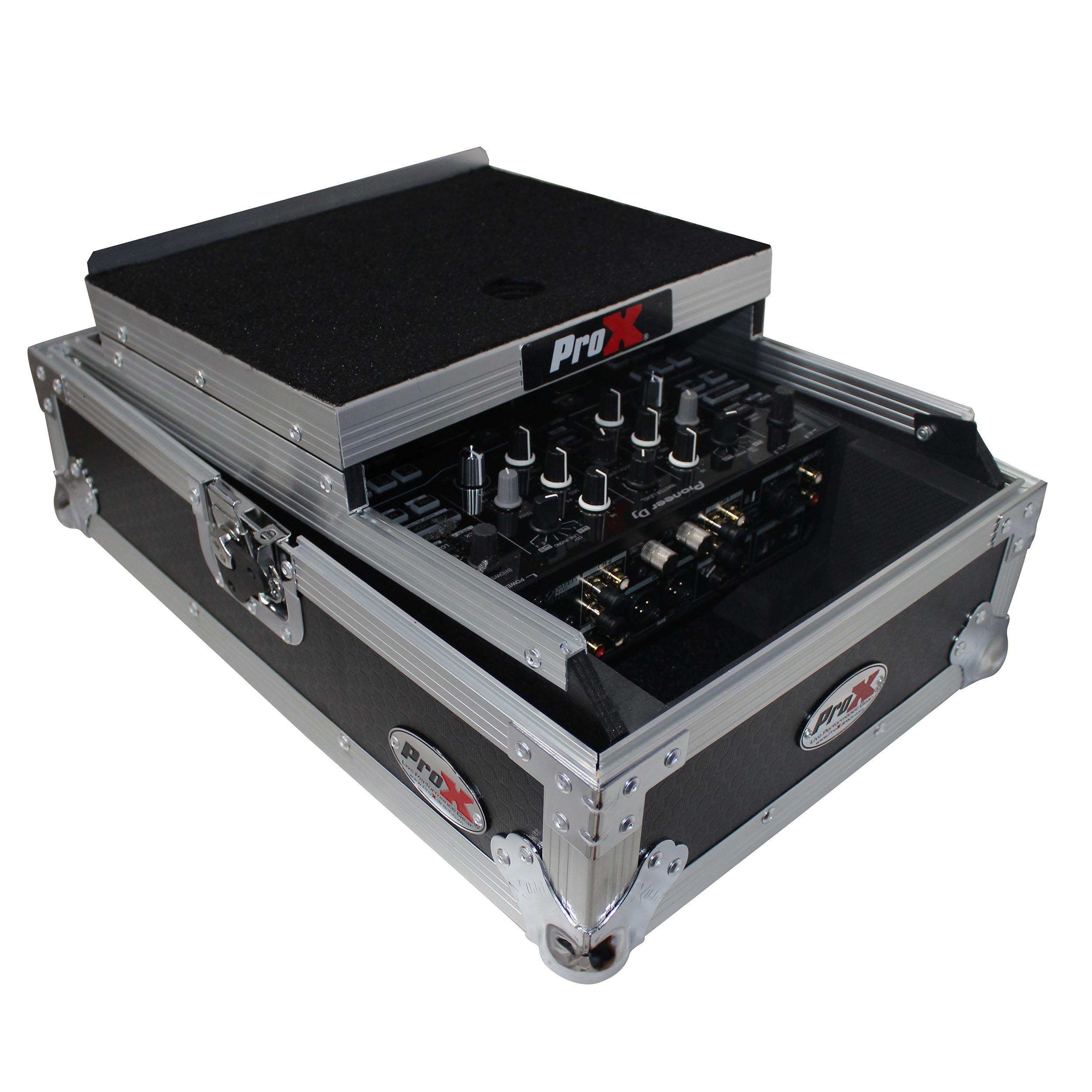 ProX Flight Case for Pioneer DJM-S9 & DJM-S7 Mixer with Sliding Laptop Shelf